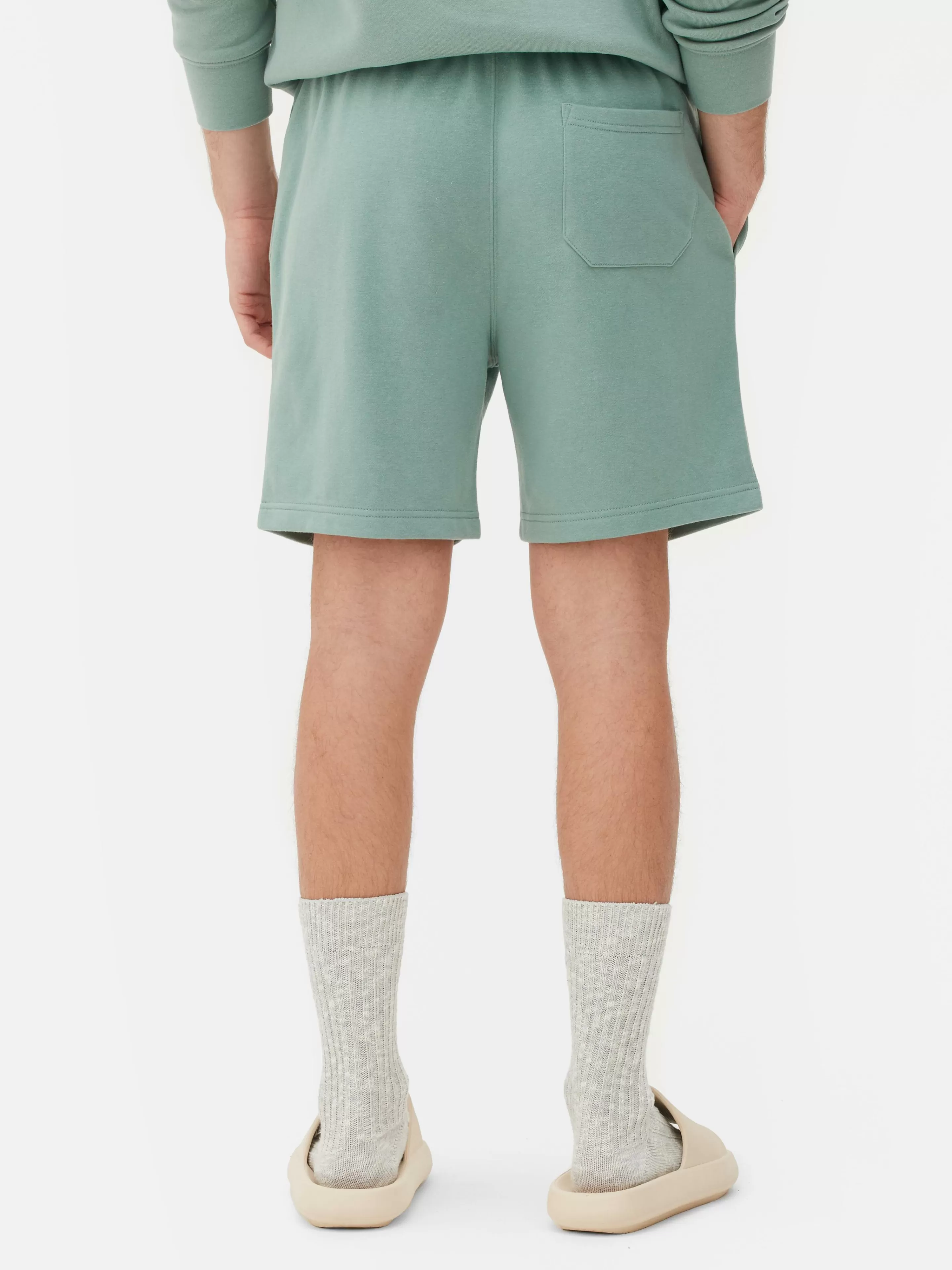 Hombre Primark Pantalones Cortos | Pantalones Cortos De Punto Con Cordón De Ajuste