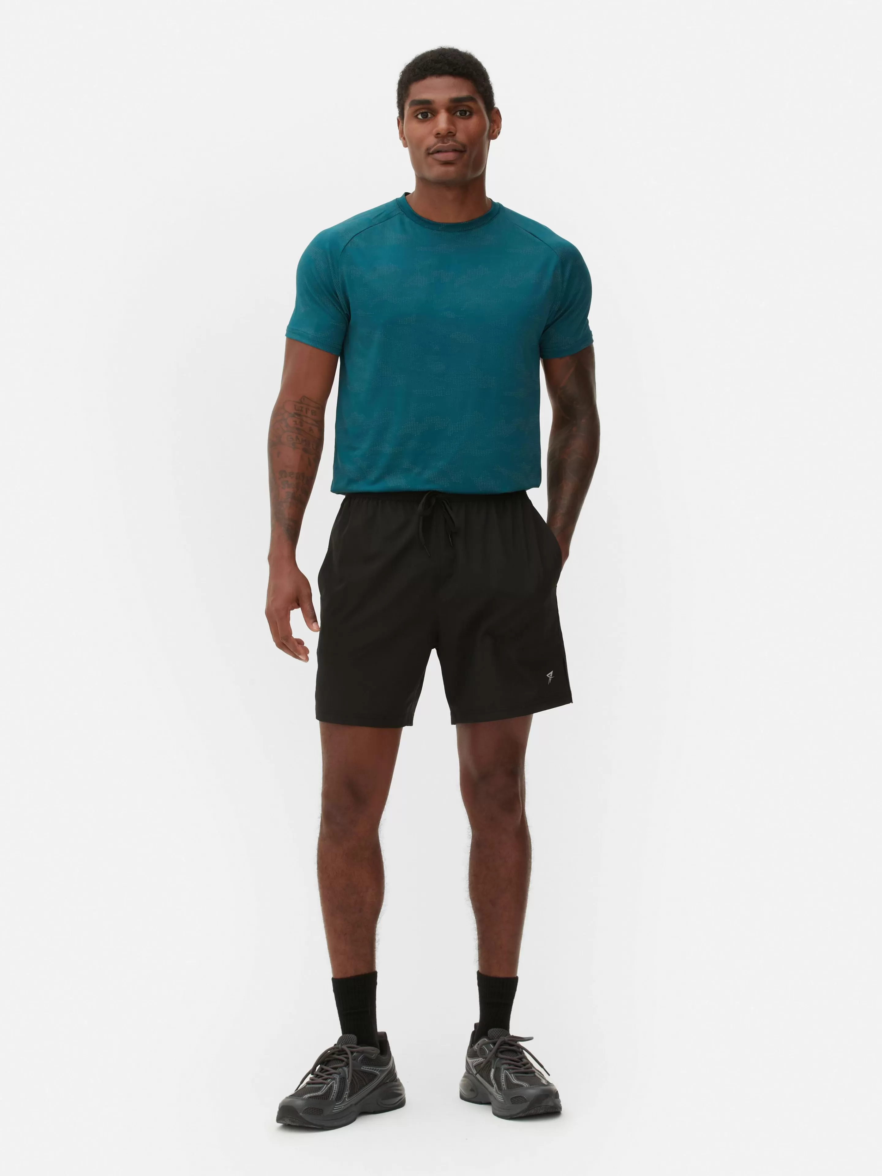 Hombre Primark Ropa Deportiva | Pantalones Cortos | Pantalones Cortos De Running Con Cinturilla Elástica