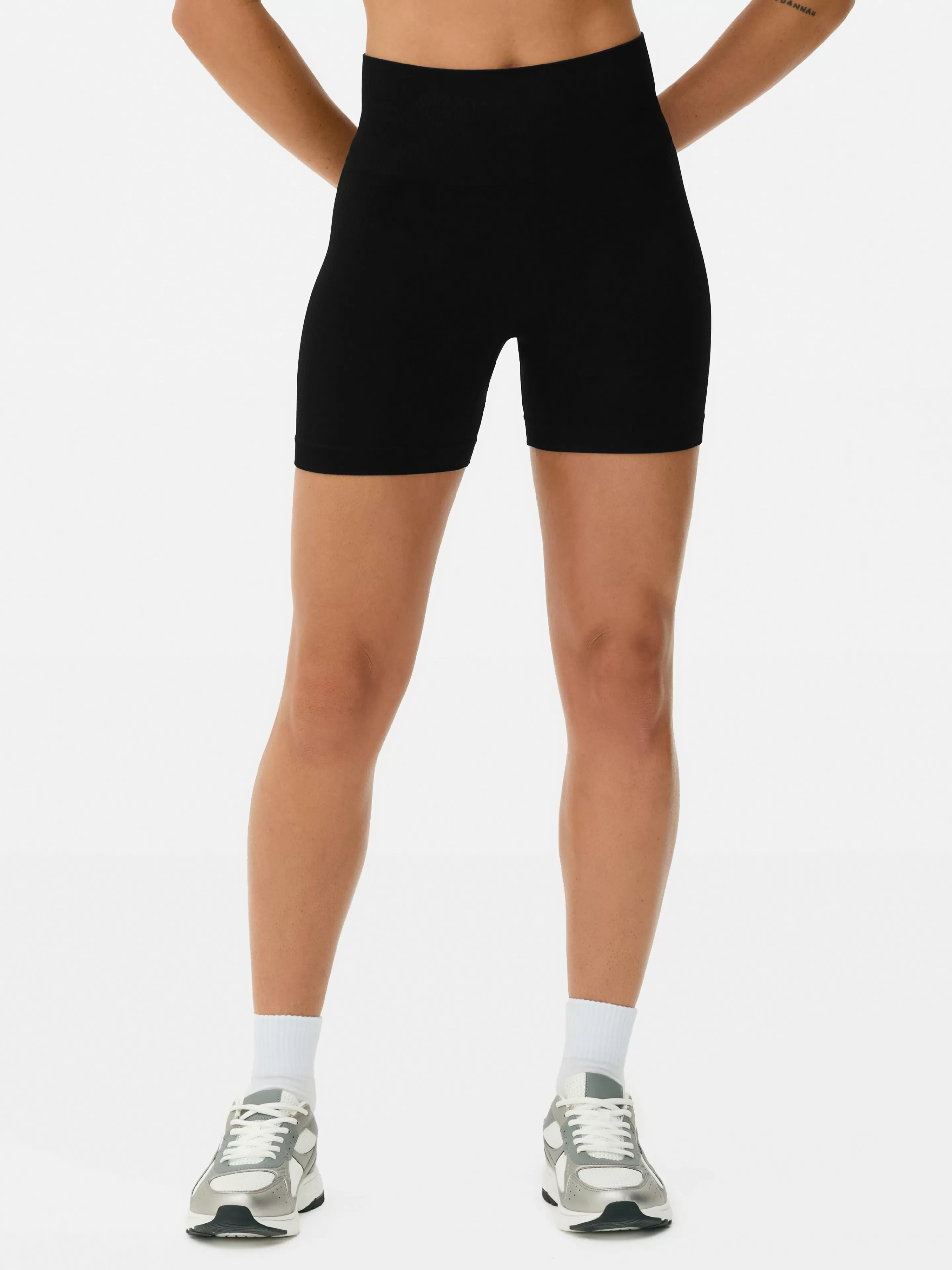 Mujer Primark Ropa De Gimnasio Y Deportiva | Pantalones Cortos De Talle Alto Sin Costuras