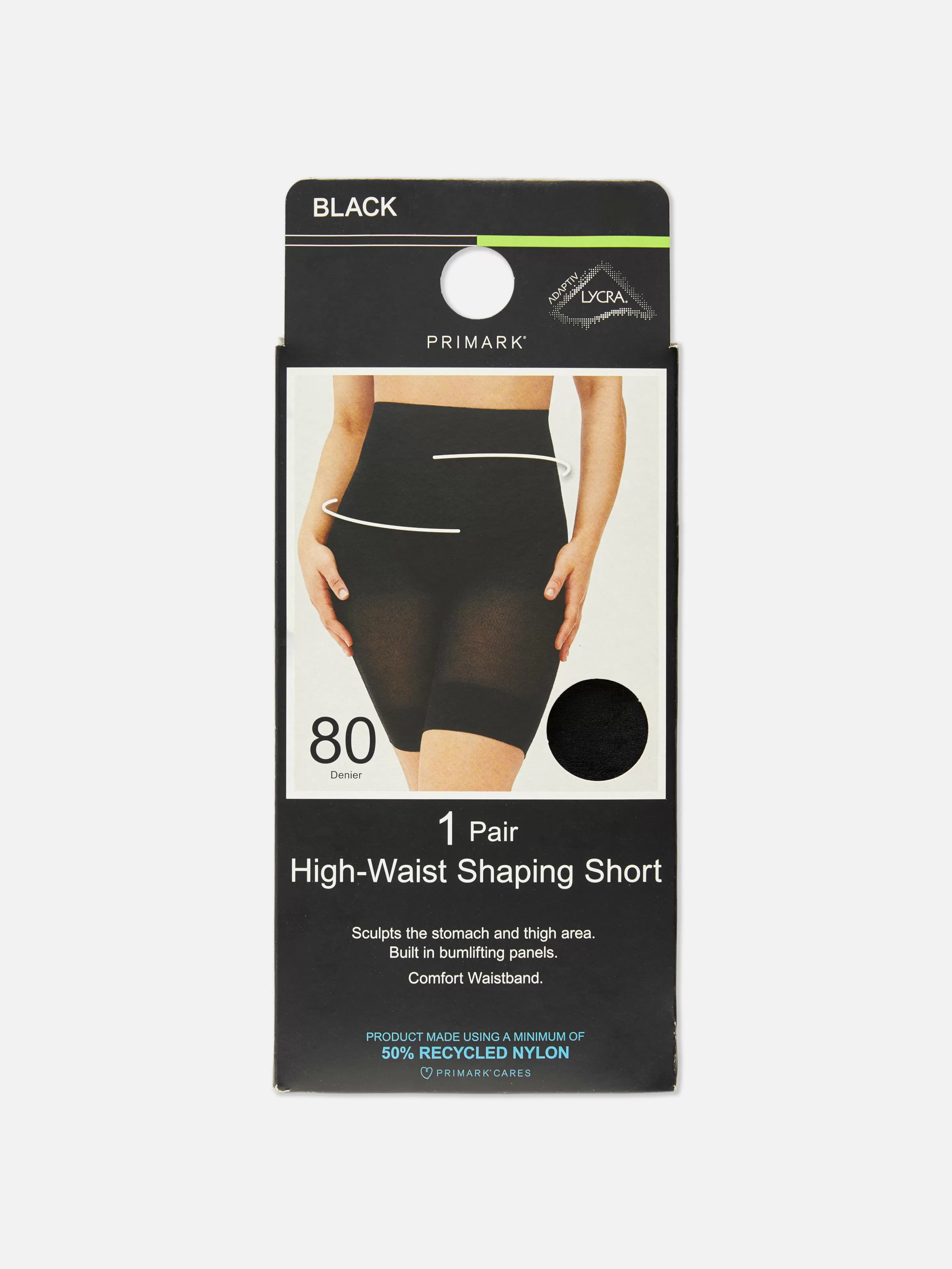 Mujer Primark Faja Moldeadora | Pantalones Cortos Moldeadores De Talle Alto, 80 D