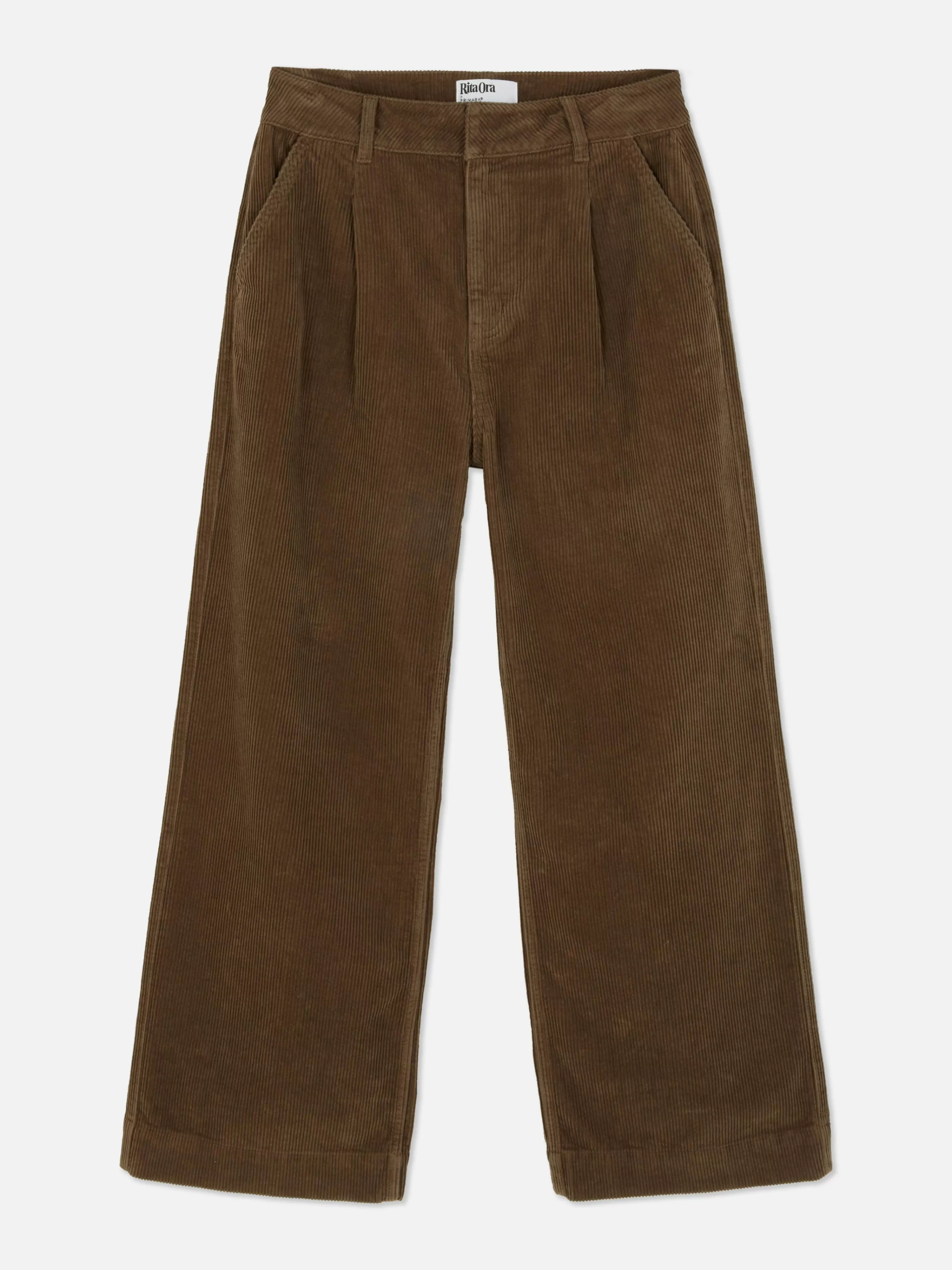 Mujer Primark Tejido Vaquero | Pantalones Y Leggings | Pantalones De Pernera Ancha De Pana De Rita Ora