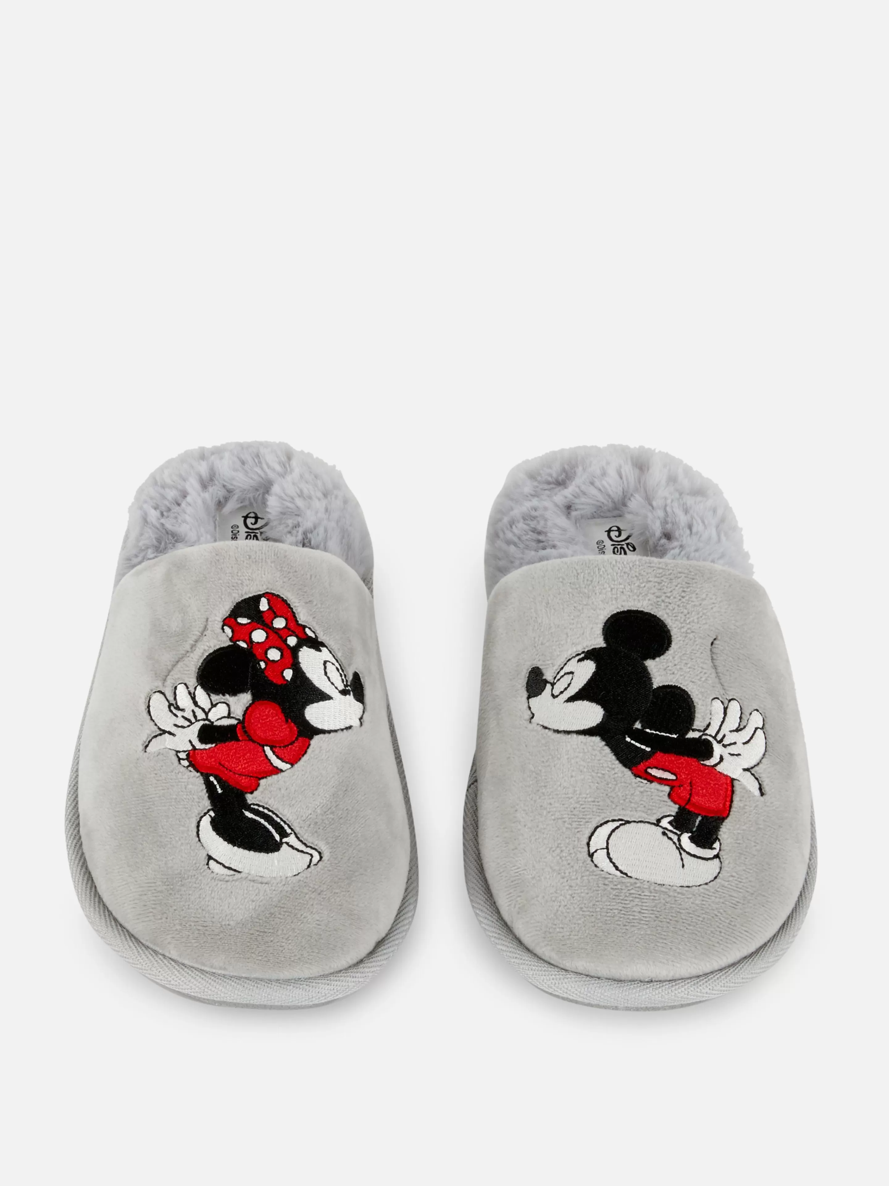 Mujer Primark Zapatillas De Estar En Casa | Zapatillas De Estar En Casa | Pantuflas De Pelo De Minnie Y Mickey Mouse De Disney