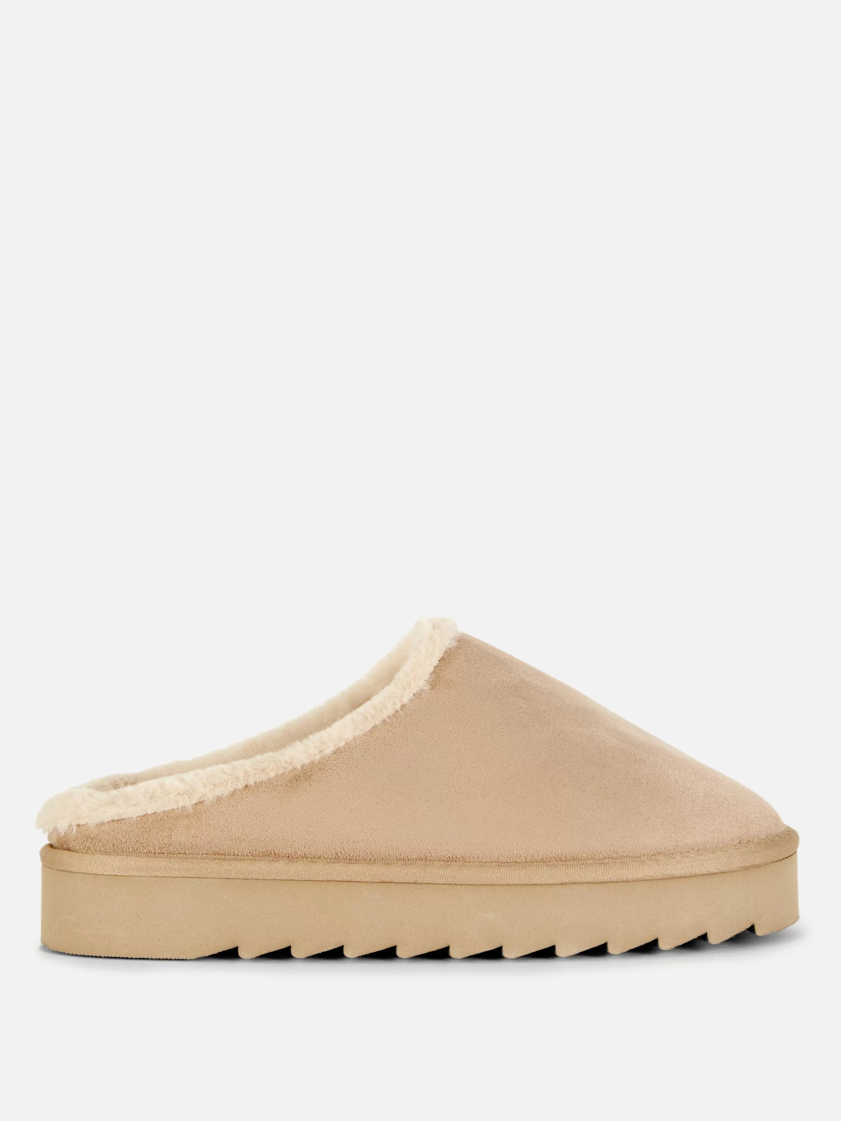 Mujer Primark Zapatillas De Estar En Casa | Zapatillas De Estar En Casa | Pantuflas Tipo Chinela Forradas De Pelo Sintético