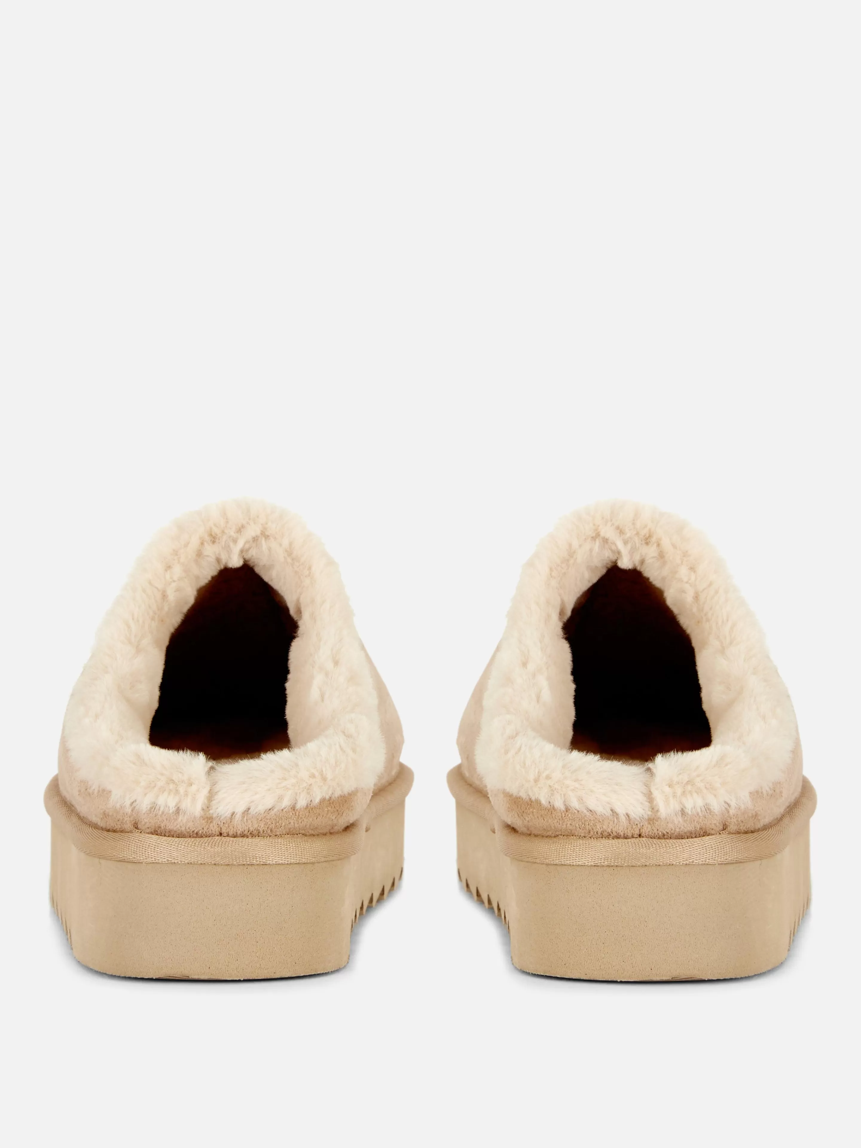 Mujer Primark Zapatillas De Estar En Casa | Zapatillas De Estar En Casa | Pantuflas Tipo Chinela Forradas De Pelo Sintético