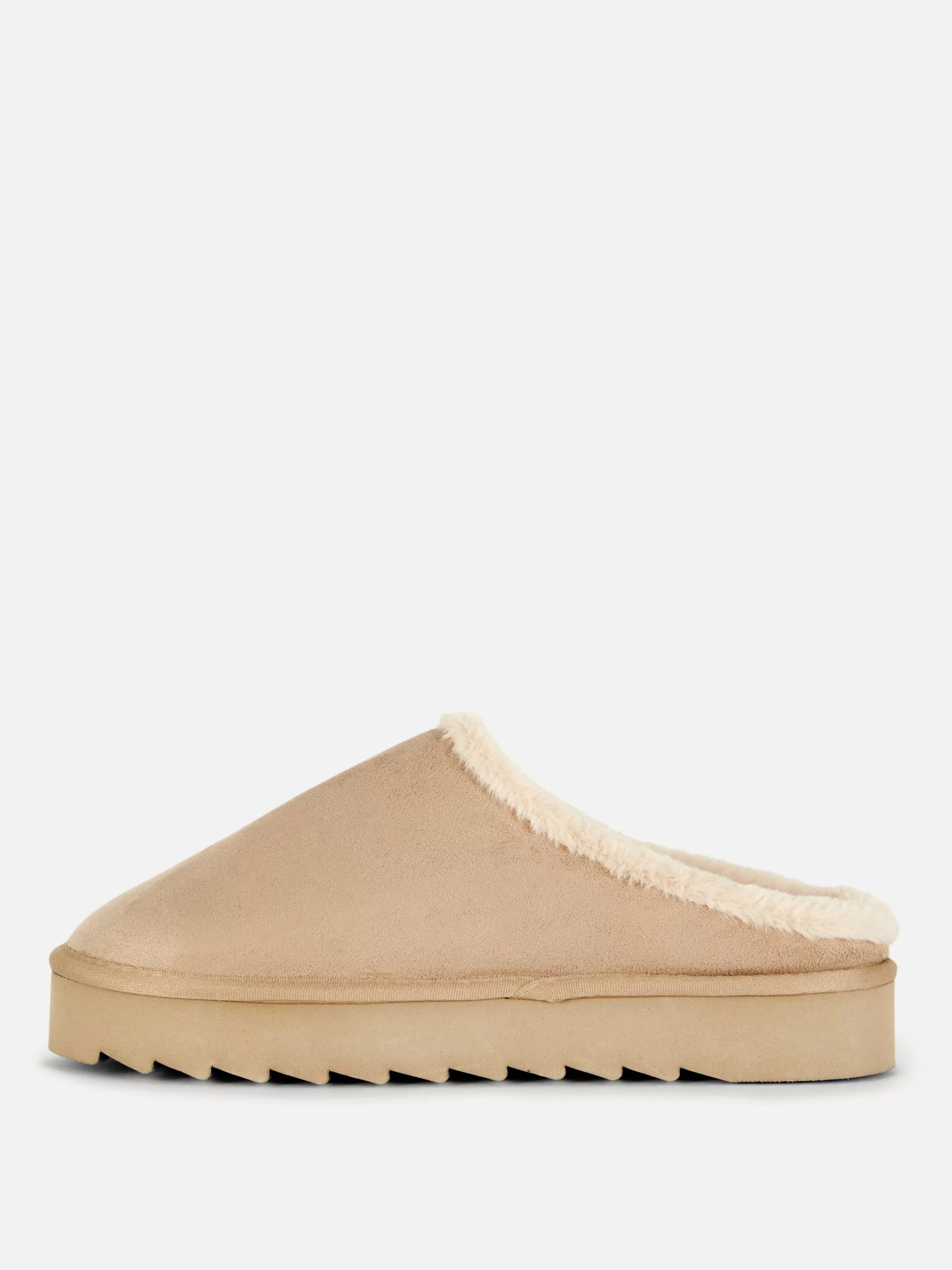 Mujer Primark Zapatillas De Estar En Casa | Zapatillas De Estar En Casa | Pantuflas Tipo Chinela Forradas De Pelo Sintético