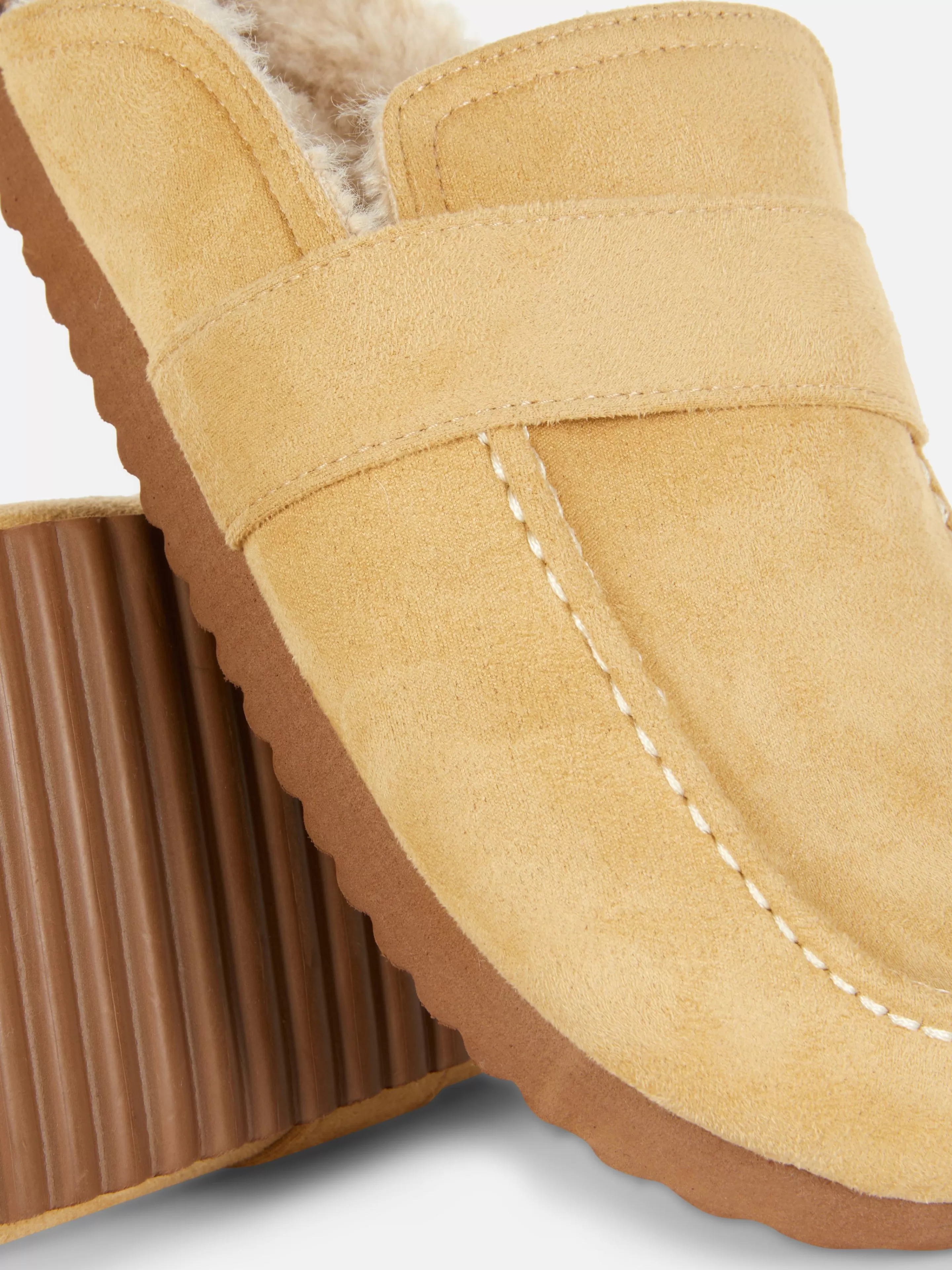 Mujer Primark Zapatillas De Estar En Casa | Zapatillas De Estar En Casa | Pantuflas Tipo Mocasín Con Forro De Pelo Sintético