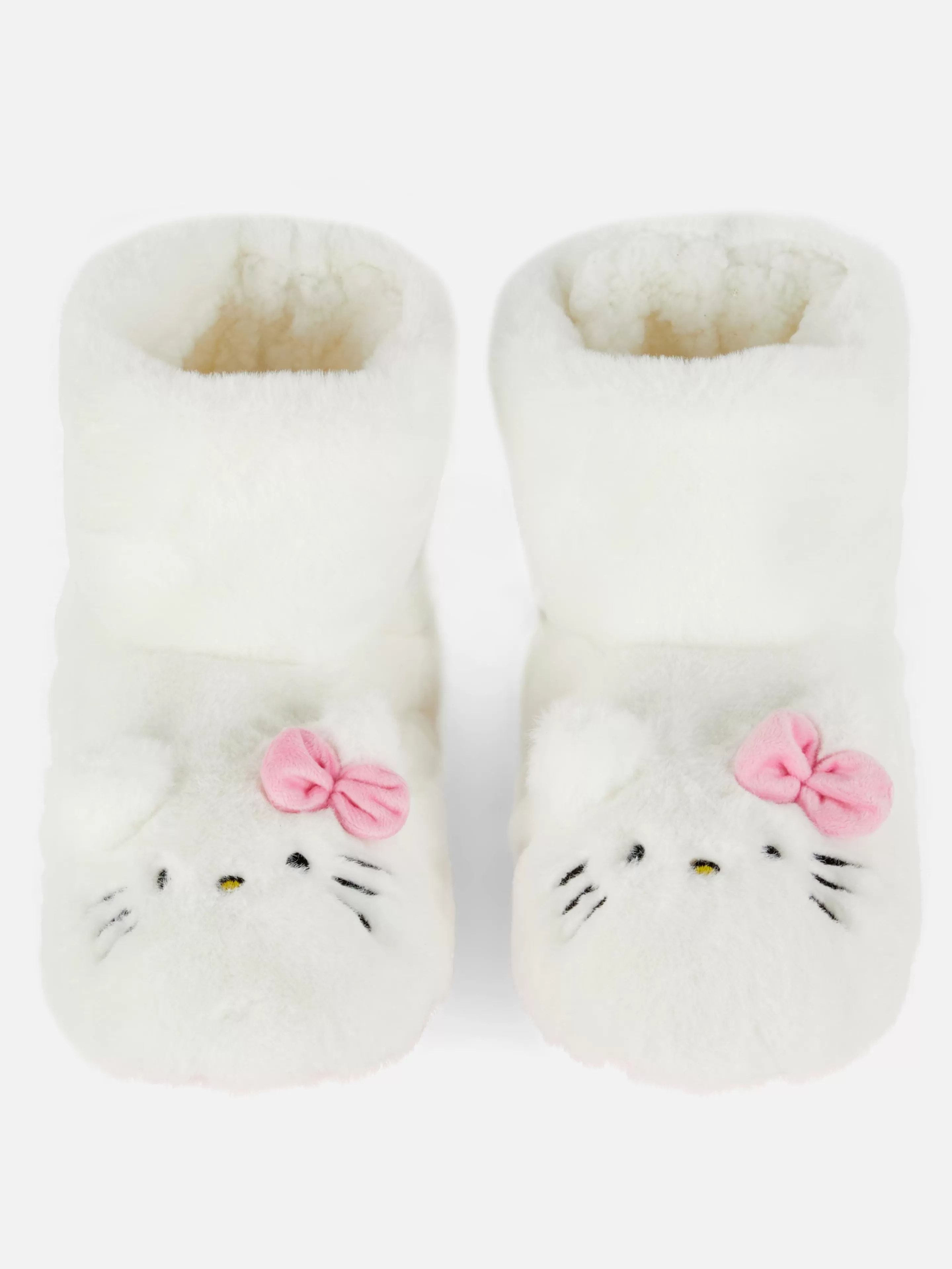 Mujer Primark Zapatillas De Estar En Casa | Zapatillas De Estar En Casa | Pantuflas Tipo Patuco De Felpa De Hello Kitty