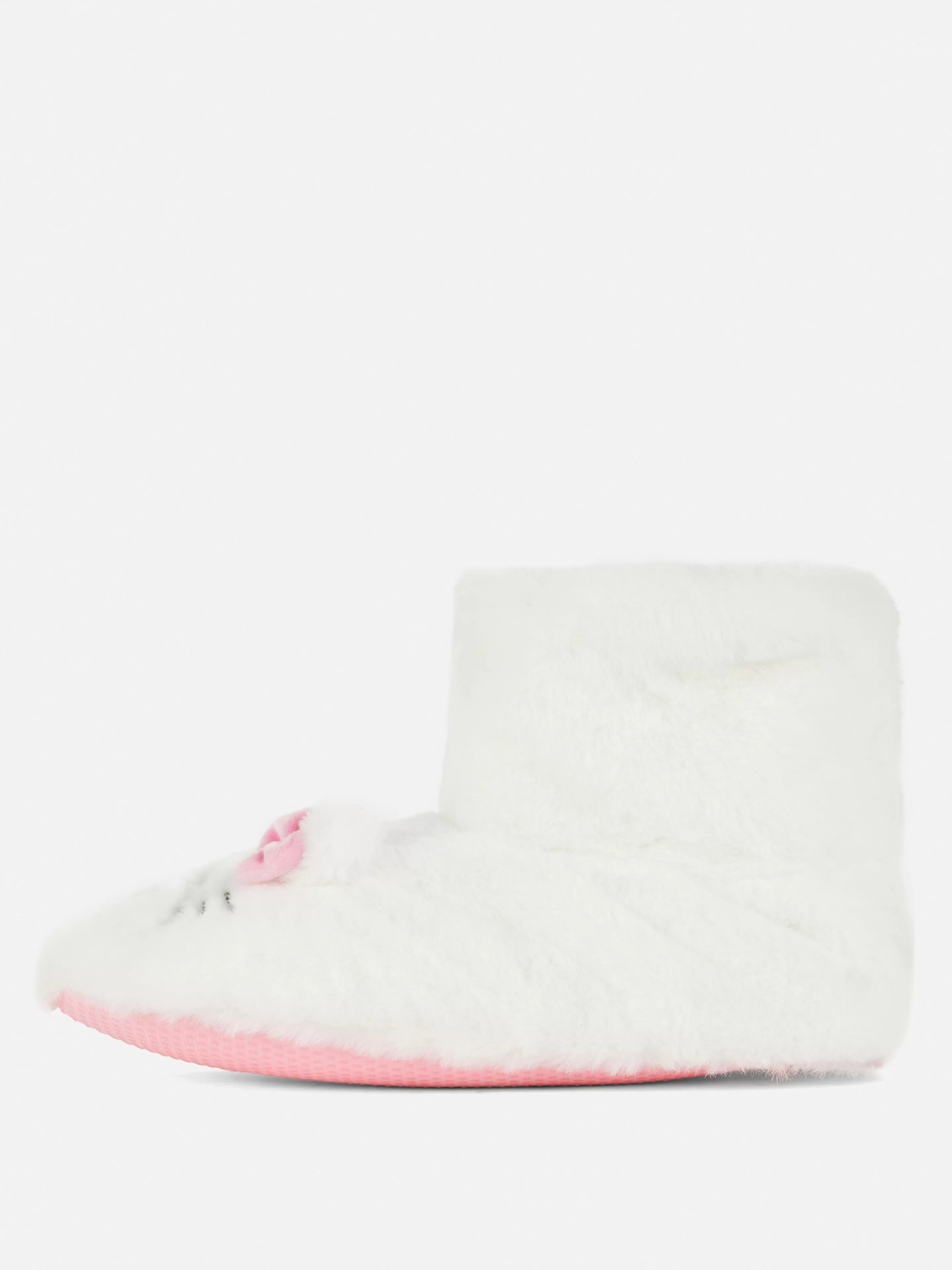 Mujer Primark Zapatillas De Estar En Casa | Zapatillas De Estar En Casa | Pantuflas Tipo Patuco De Felpa De Hello Kitty