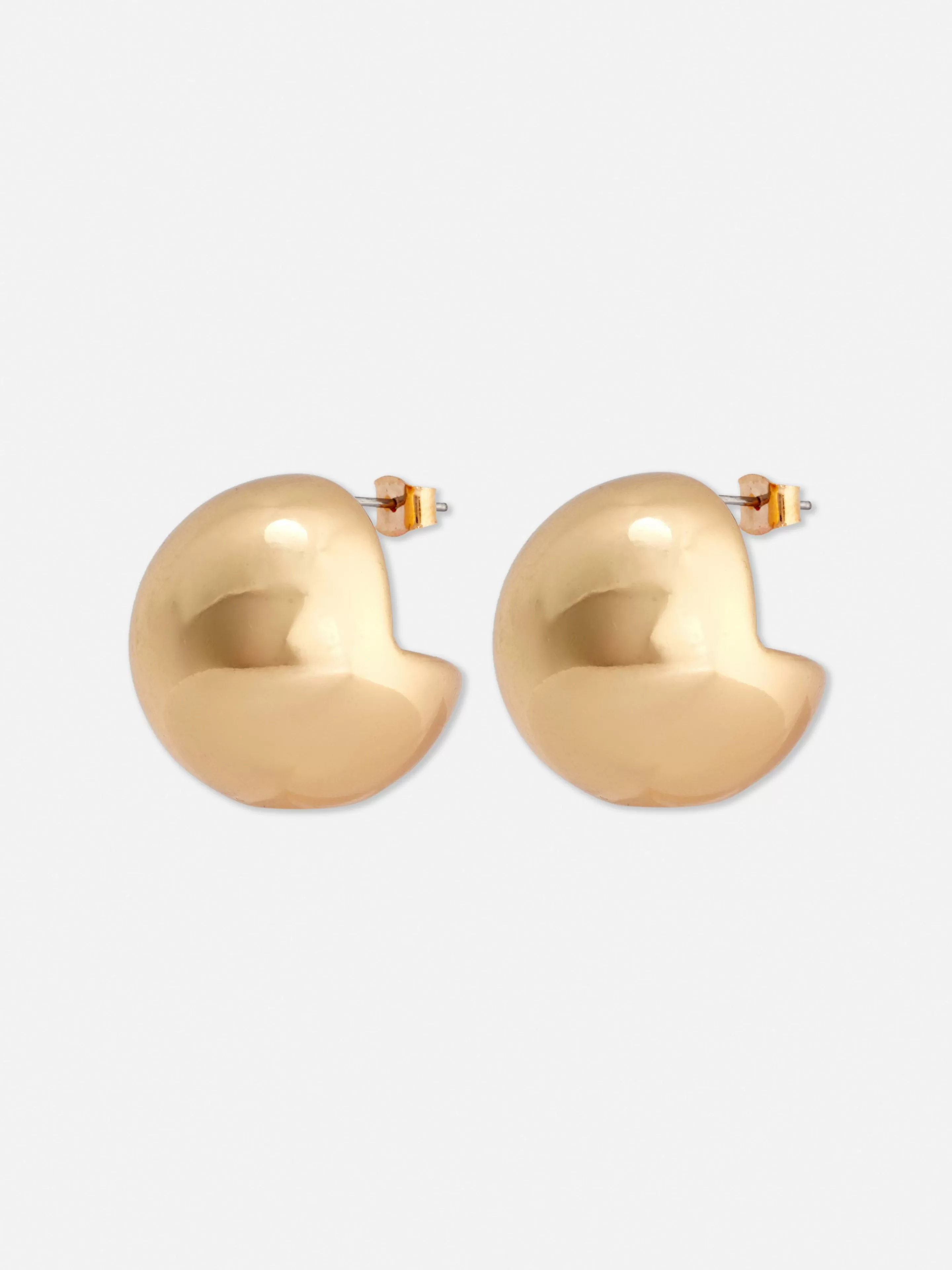 Mujer Primark Bisutería | Pendientes De Botón De Orbe Con Diseño Recortado