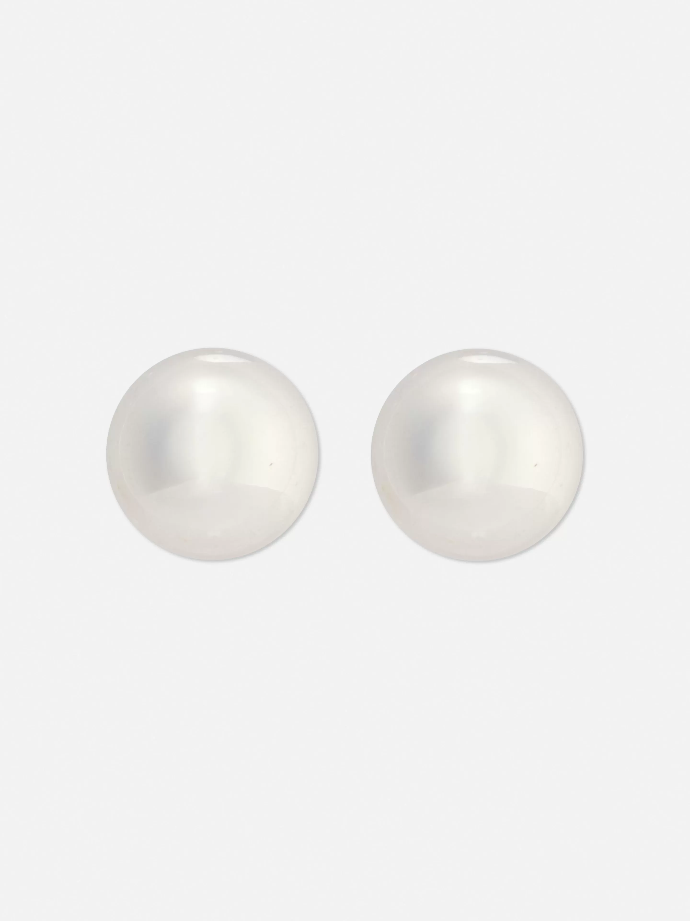 Mujer Primark Bisutería | Pendientes De Botón De Orbe Con Diseño Recortado