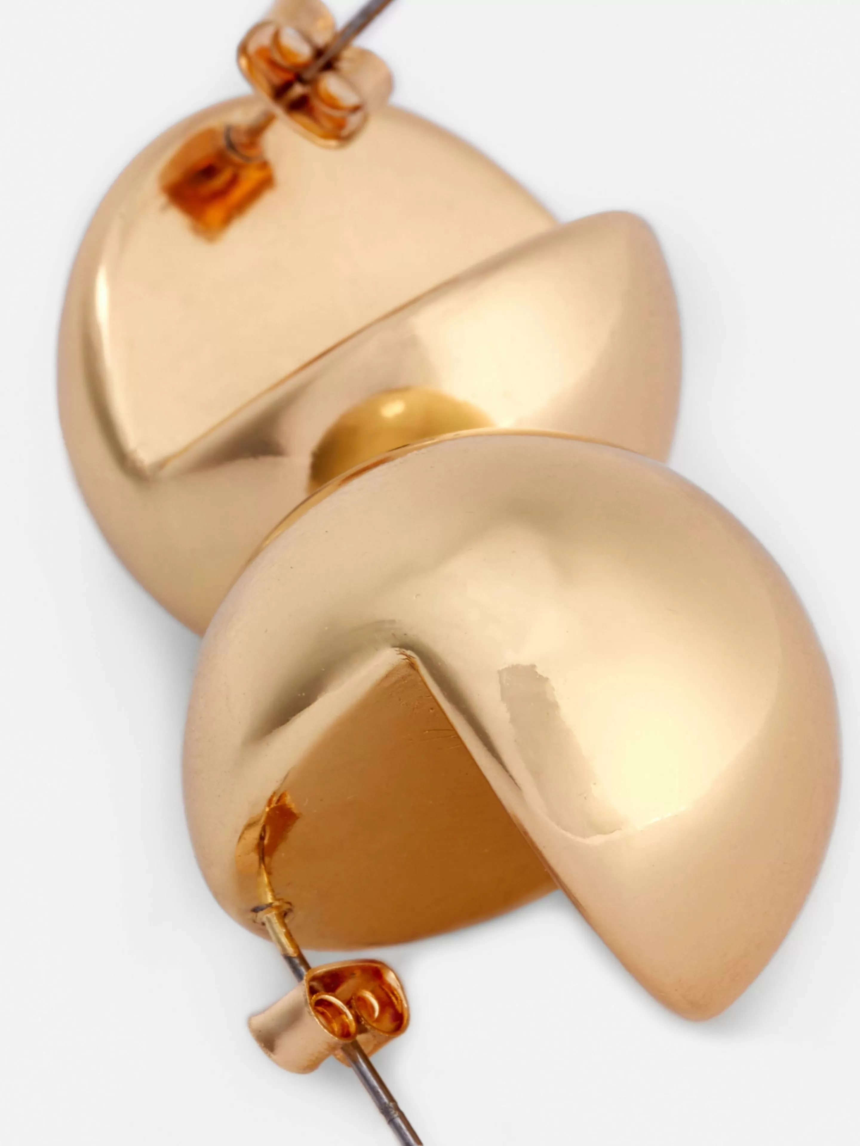 Mujer Primark Bisutería | Pendientes De Botón De Orbe Con Diseño Recortado