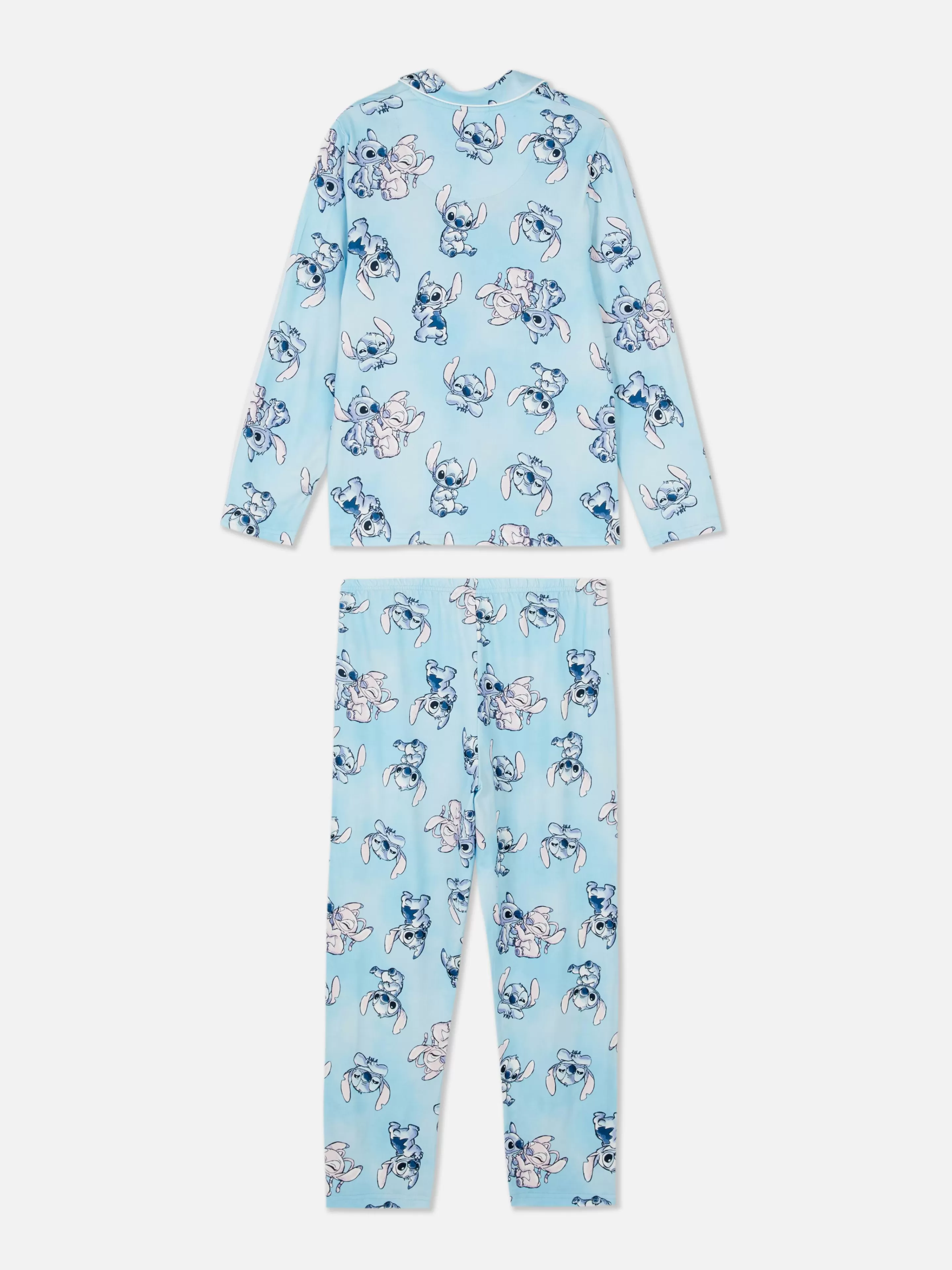 Niños Primark Pijamas Y Ropa Para Dormir | Pijama Con Camisa De Manga Larga De Stitch Y Ángel