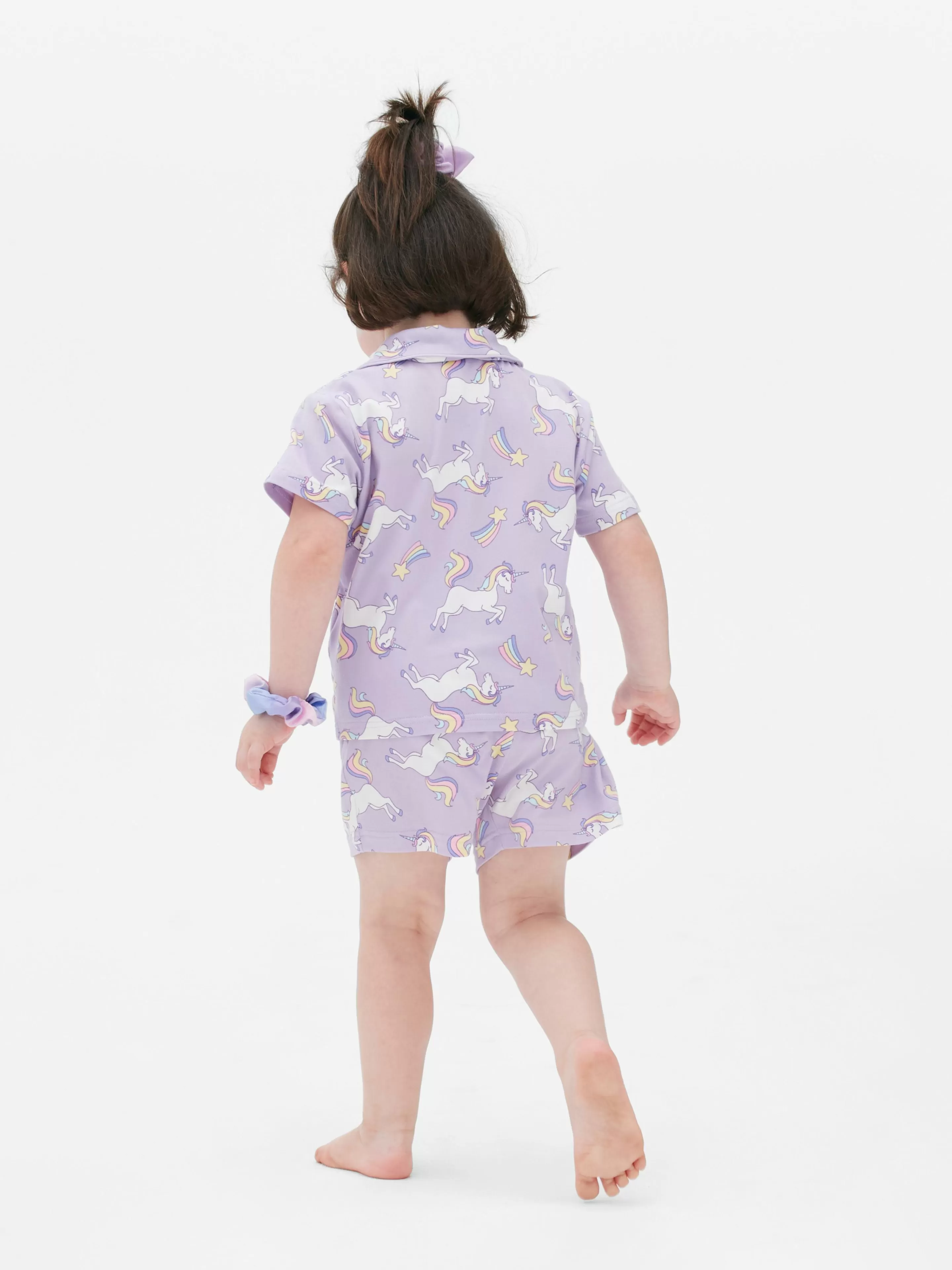 Niños Primark Pijamas Y Ropa Para Dormir | Pijama Con Camisa Y Pantalón Corto De Unicornios