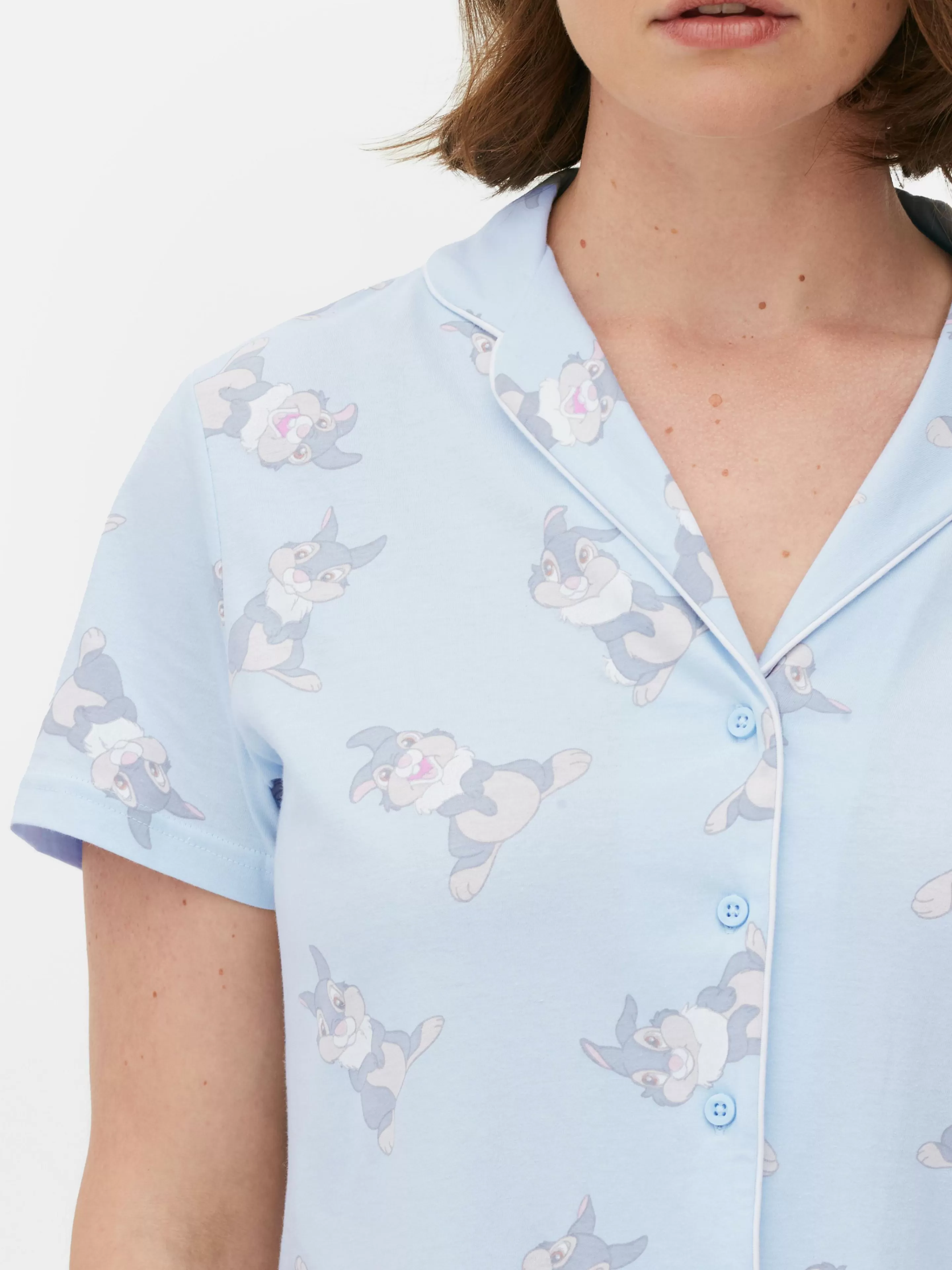 Mujer Primark Sets De Pijamas | Pijama De Manga Corta De Bambi Y Tambor De Disney