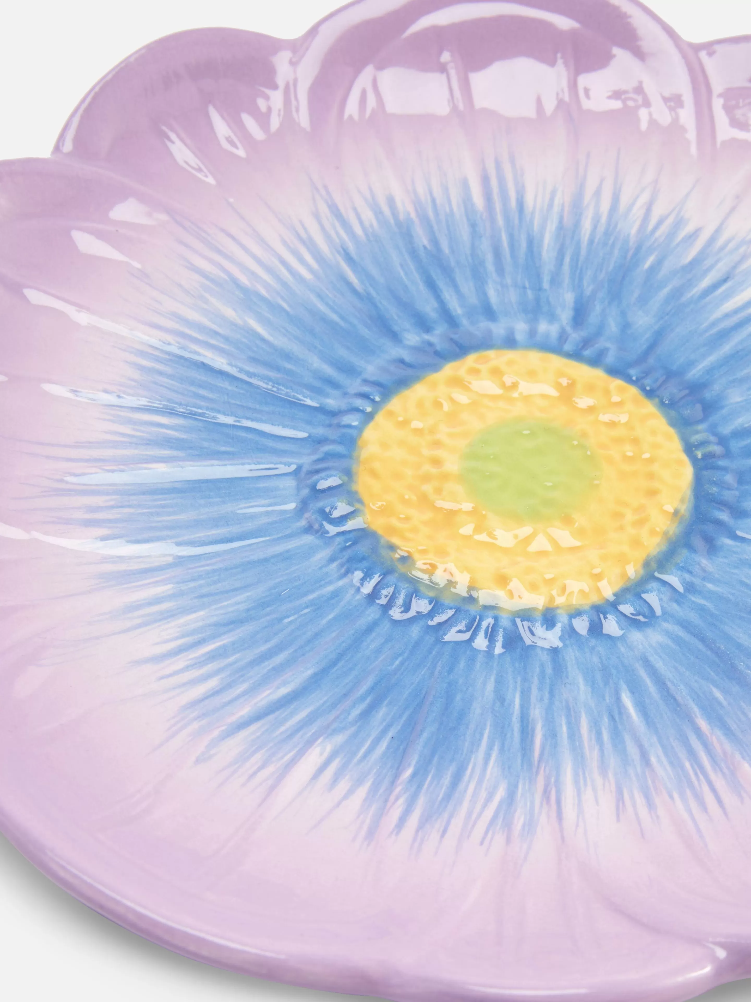 Primark Platos, Fuentes Y Boles | Menaje | Plato Auxiliar Con Textura Y Forma De Flor