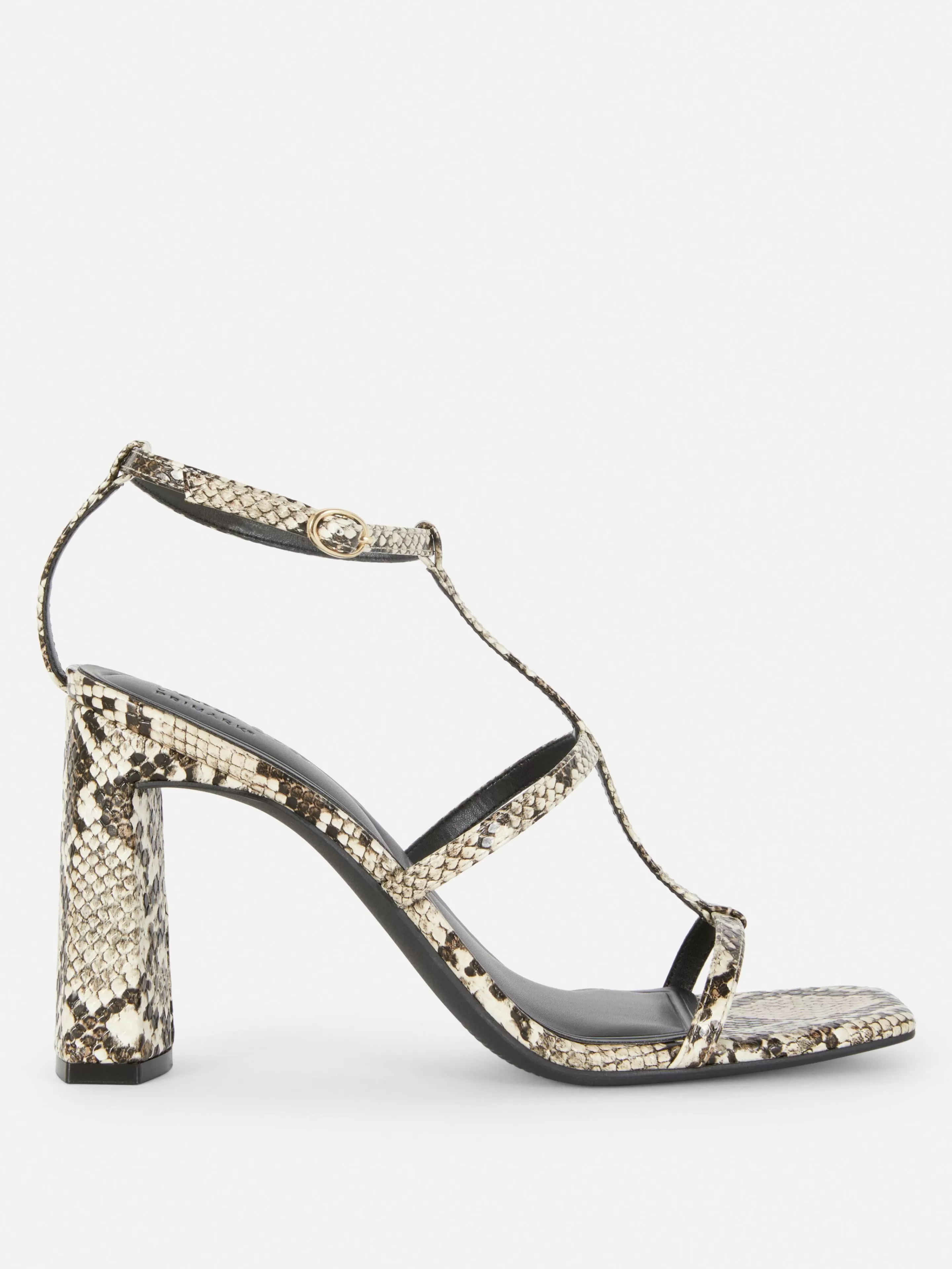 Mujer Primark Tacones | Sandalias En Con Tira En «T» Y Tacón De Rita Ora