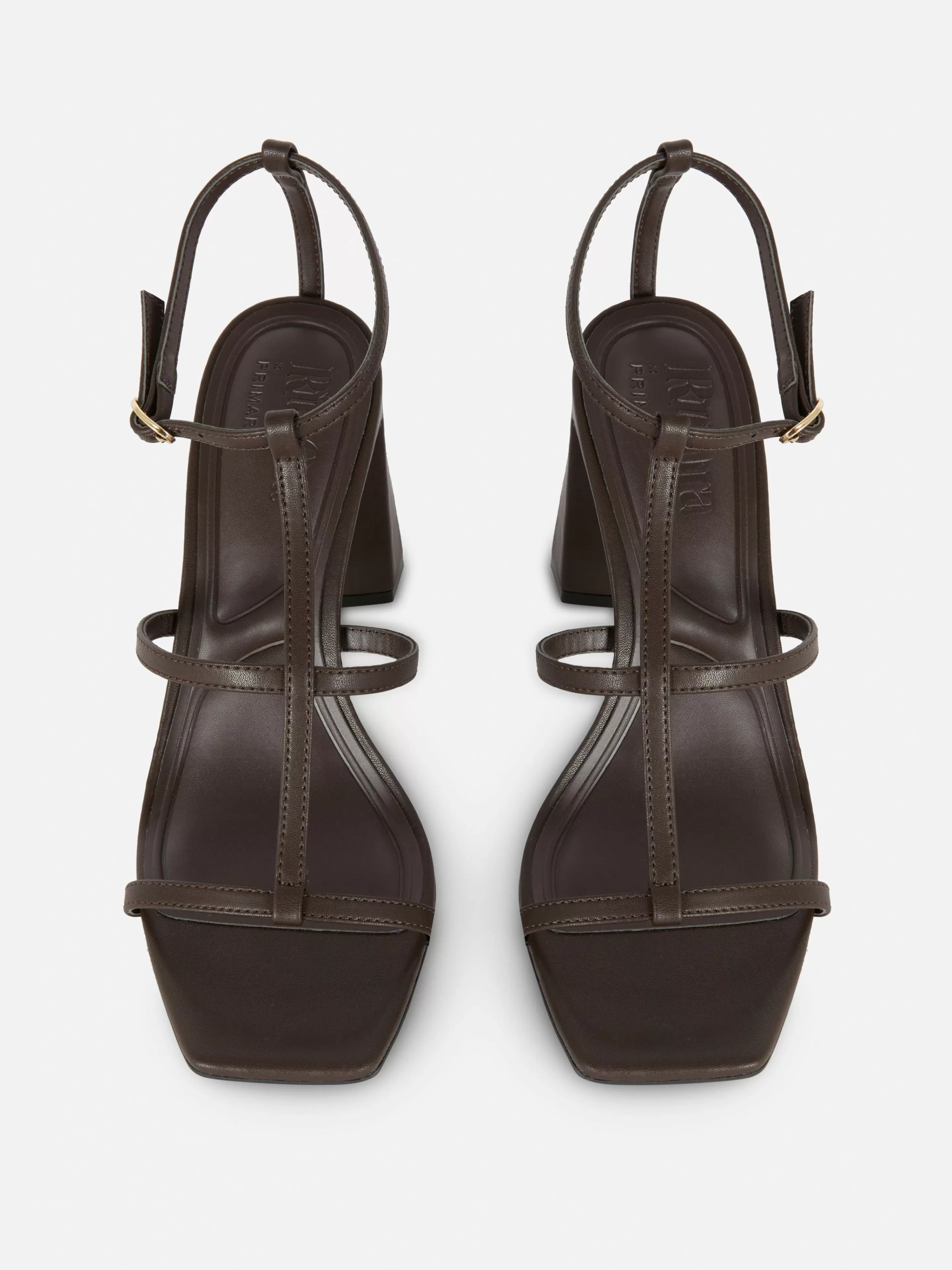 Mujer Primark Tacones | Sandalias En Con Tira En «T» Y Tacón De Rita Ora