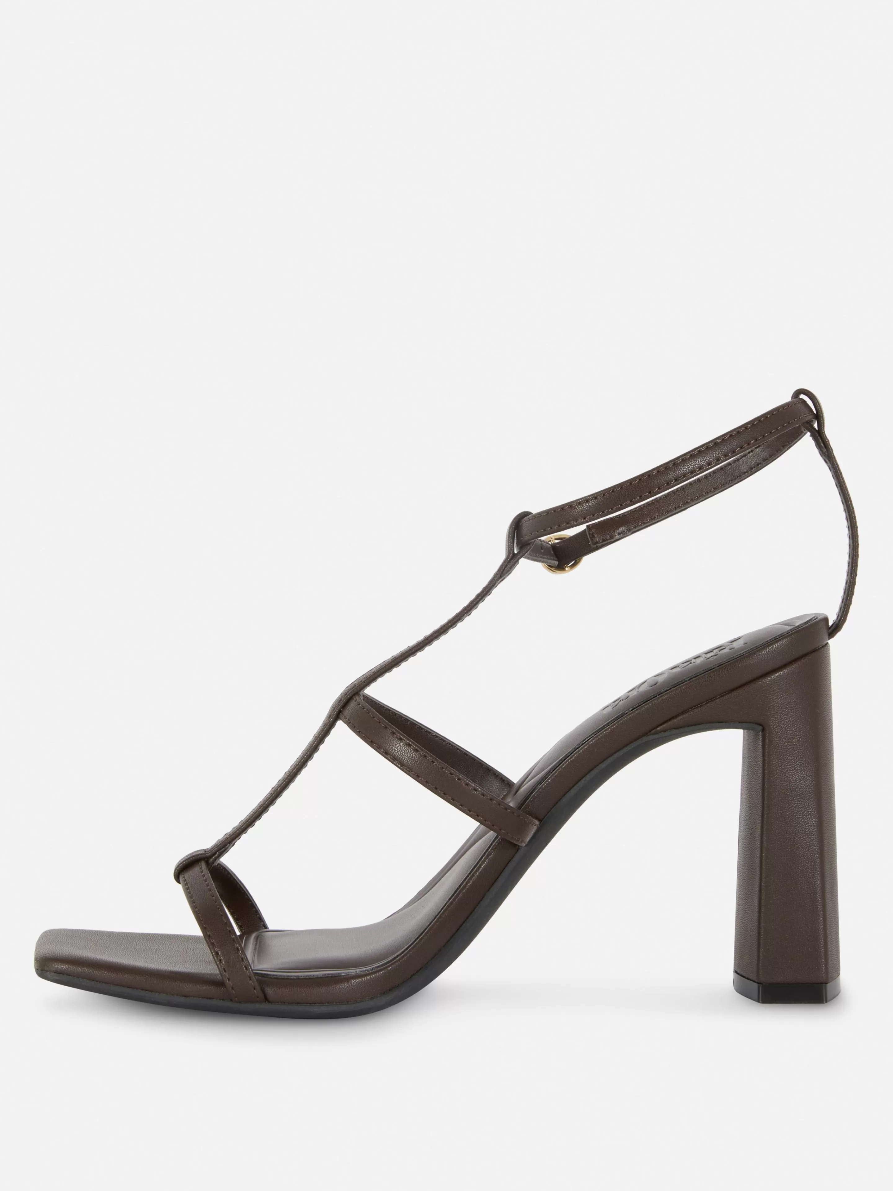 Mujer Primark Tacones | Sandalias En Con Tira En «T» Y Tacón De Rita Ora