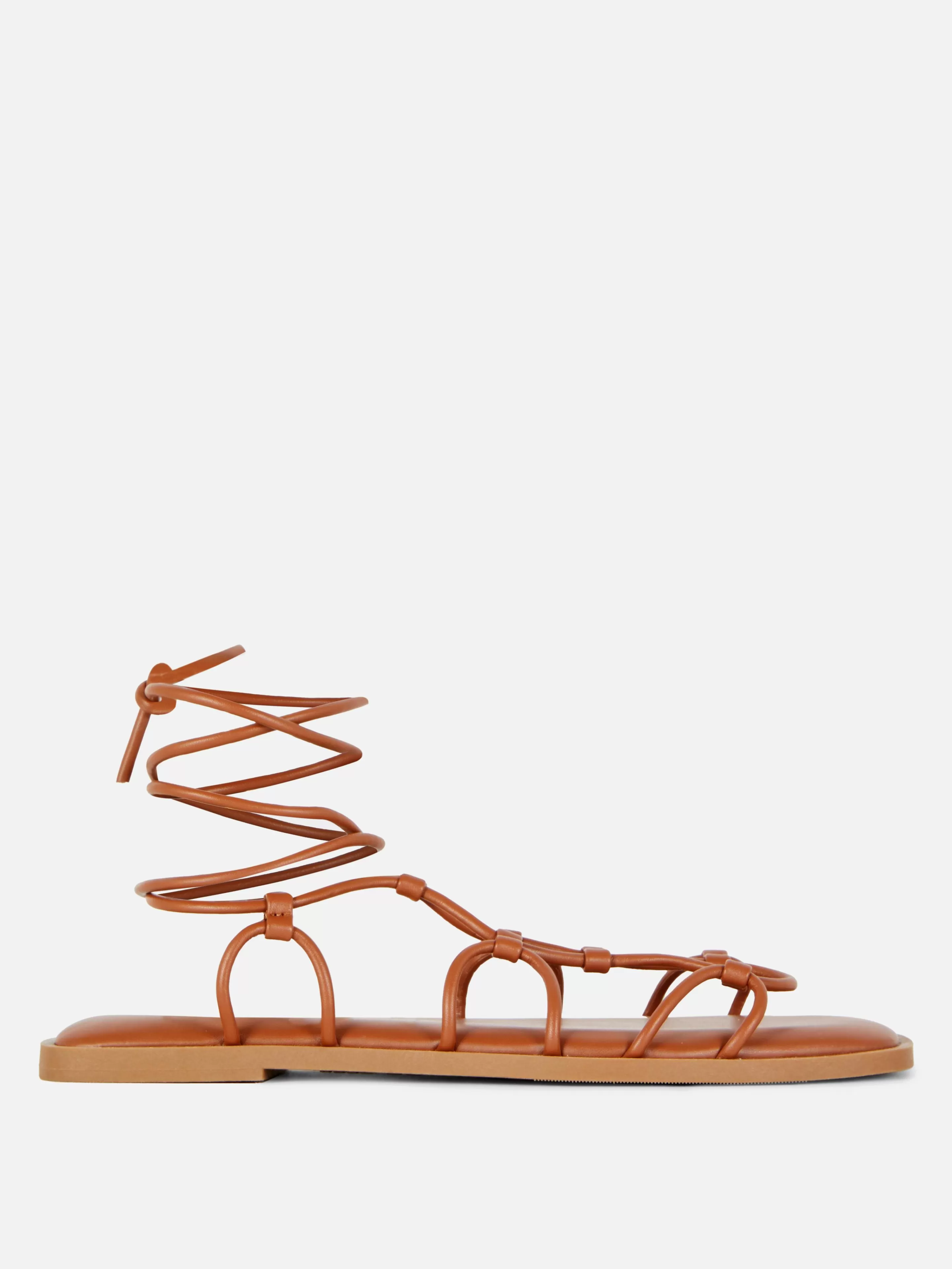 Mujer Primark Sandalias | Sandalias Tipo Gladiador Con Tiras