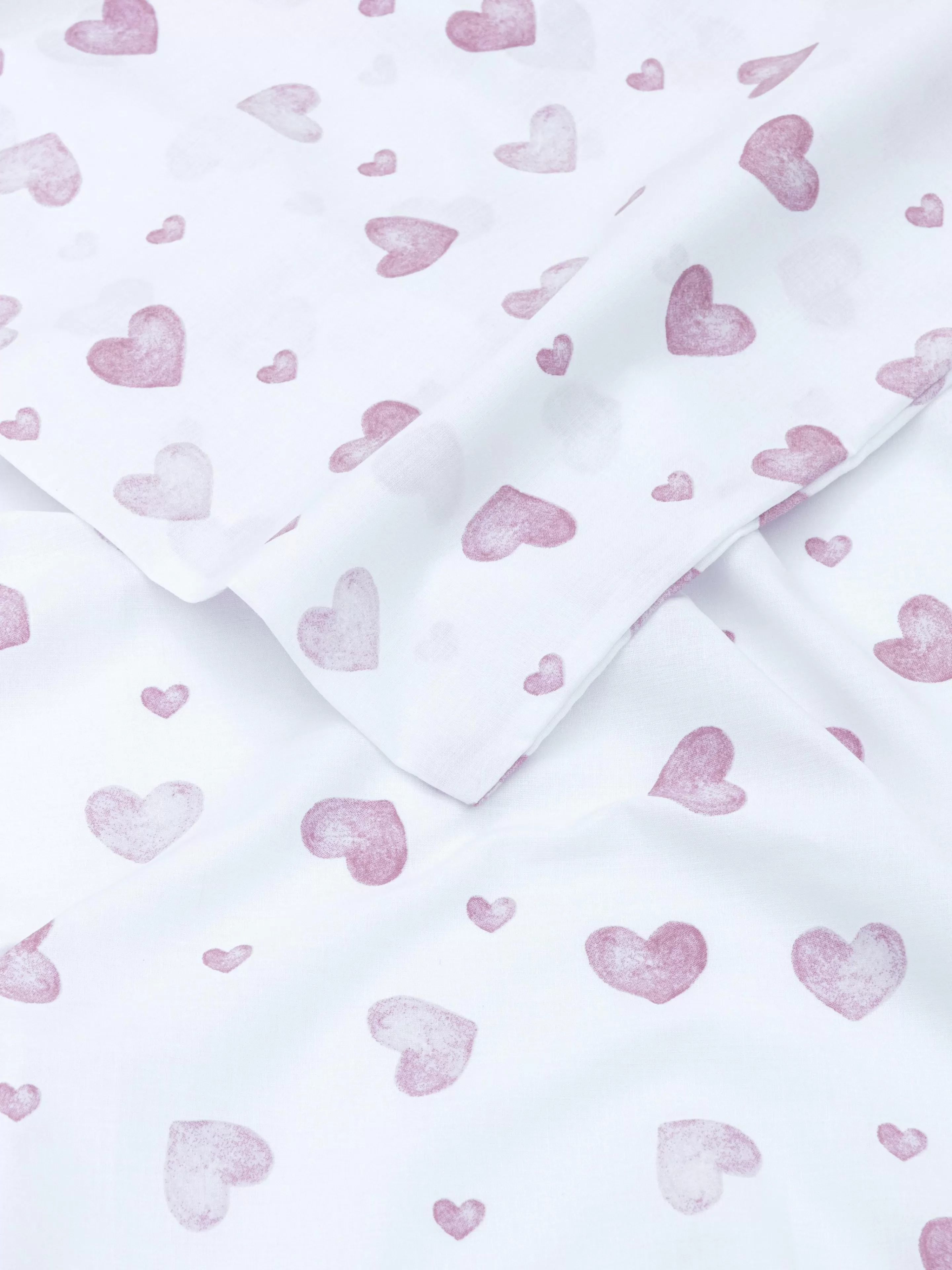 Primark Sábanas Y Fundas De Almohada | Set De 2 Fundas De Almohada De Algodón Con Corazones