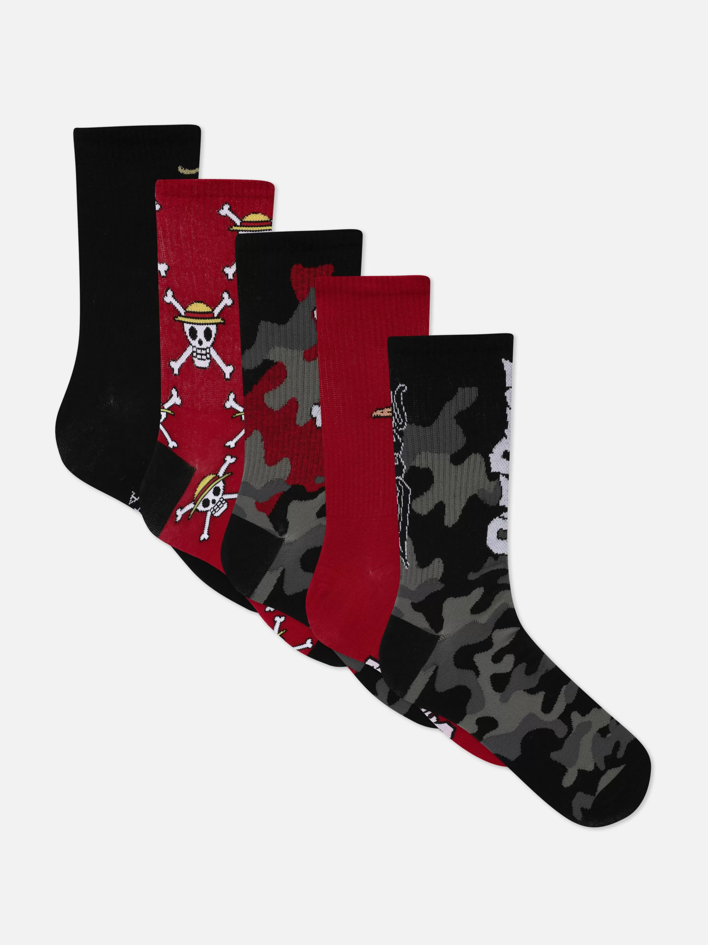 Hombre Primark Calcetines | Set De 5 Pares De Calcetines Bajos De One Piece