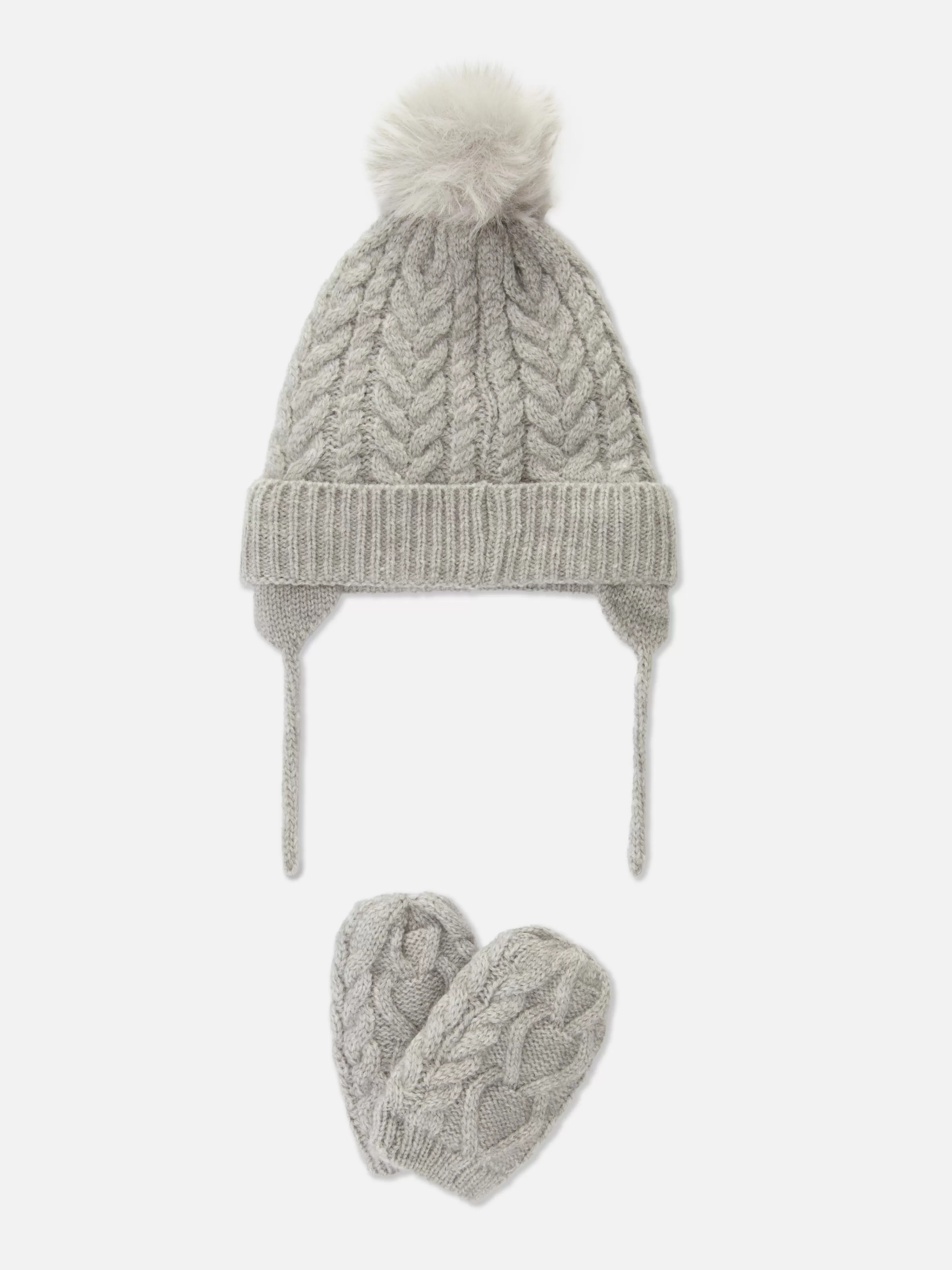 Primark Gorros, Sombreros Y Manoplas | Set De Gorro Y Manoplas De Punto De Ochos
