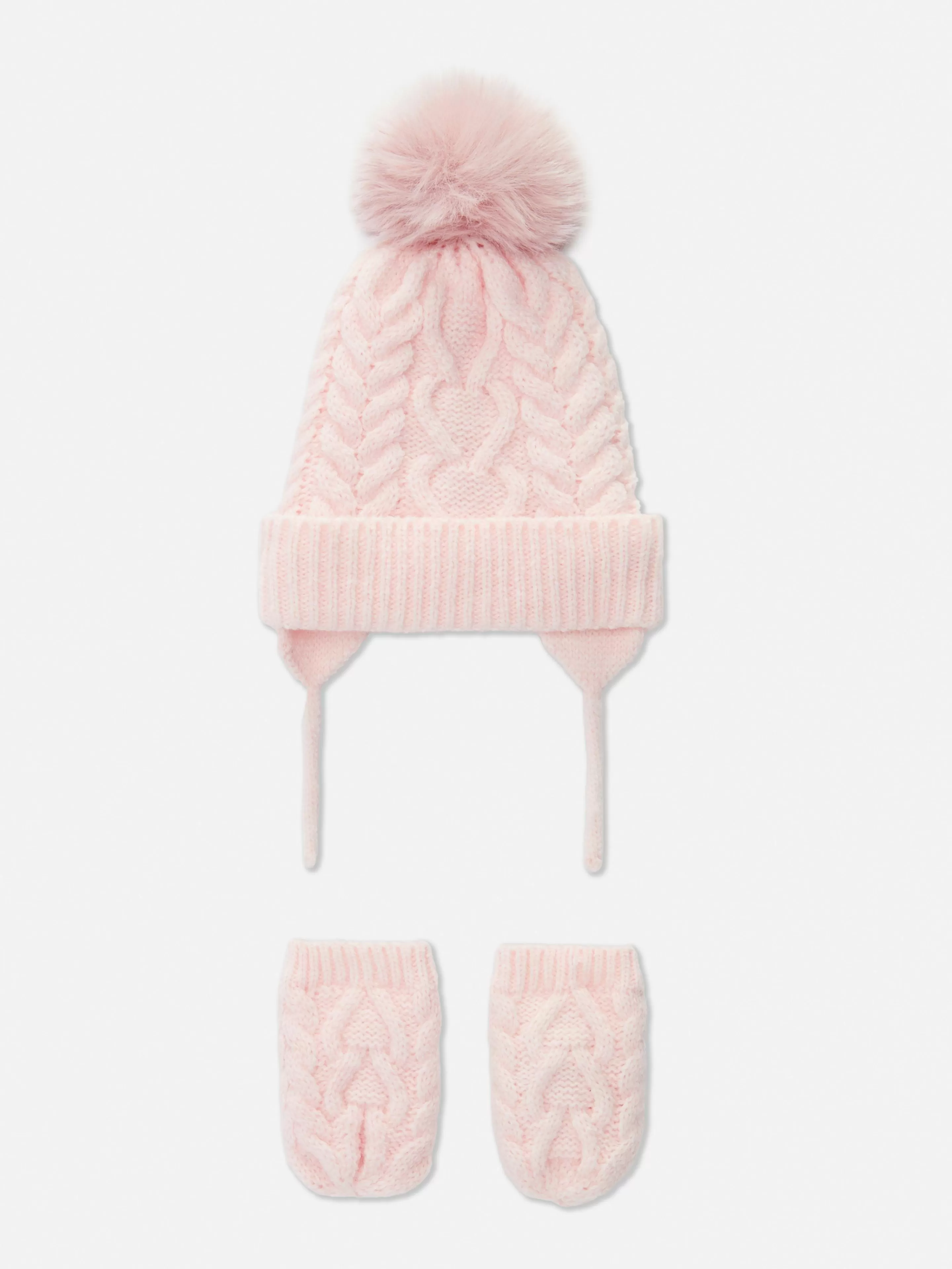Primark Gorros, Sombreros Y Manoplas | Set De Gorro Y Manoplas De Punto De Ochos