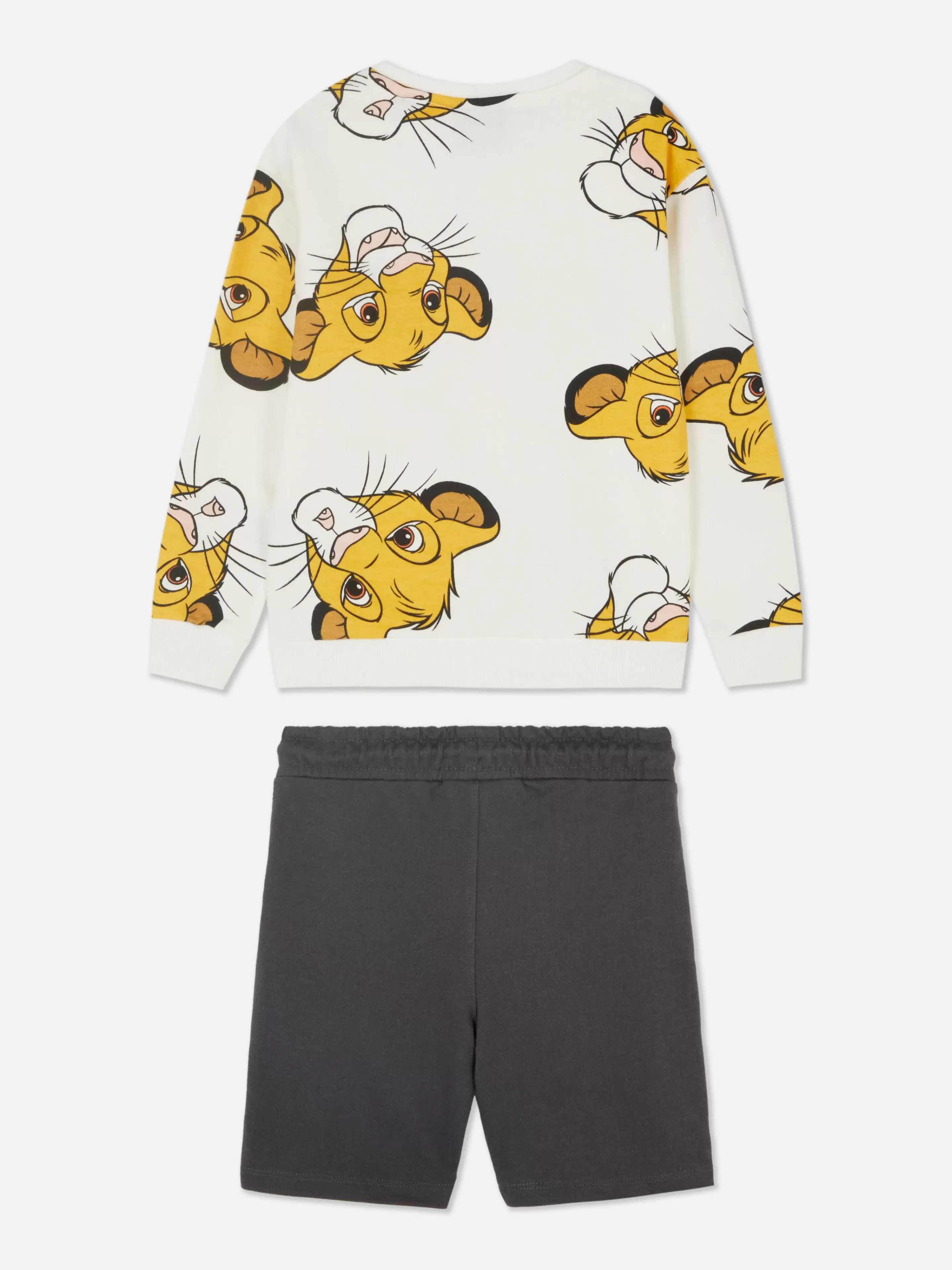 Niños Primark Conjuntos Y Sets | Set De Sudadera Y Pantalones Cortos A Juego De Simba
