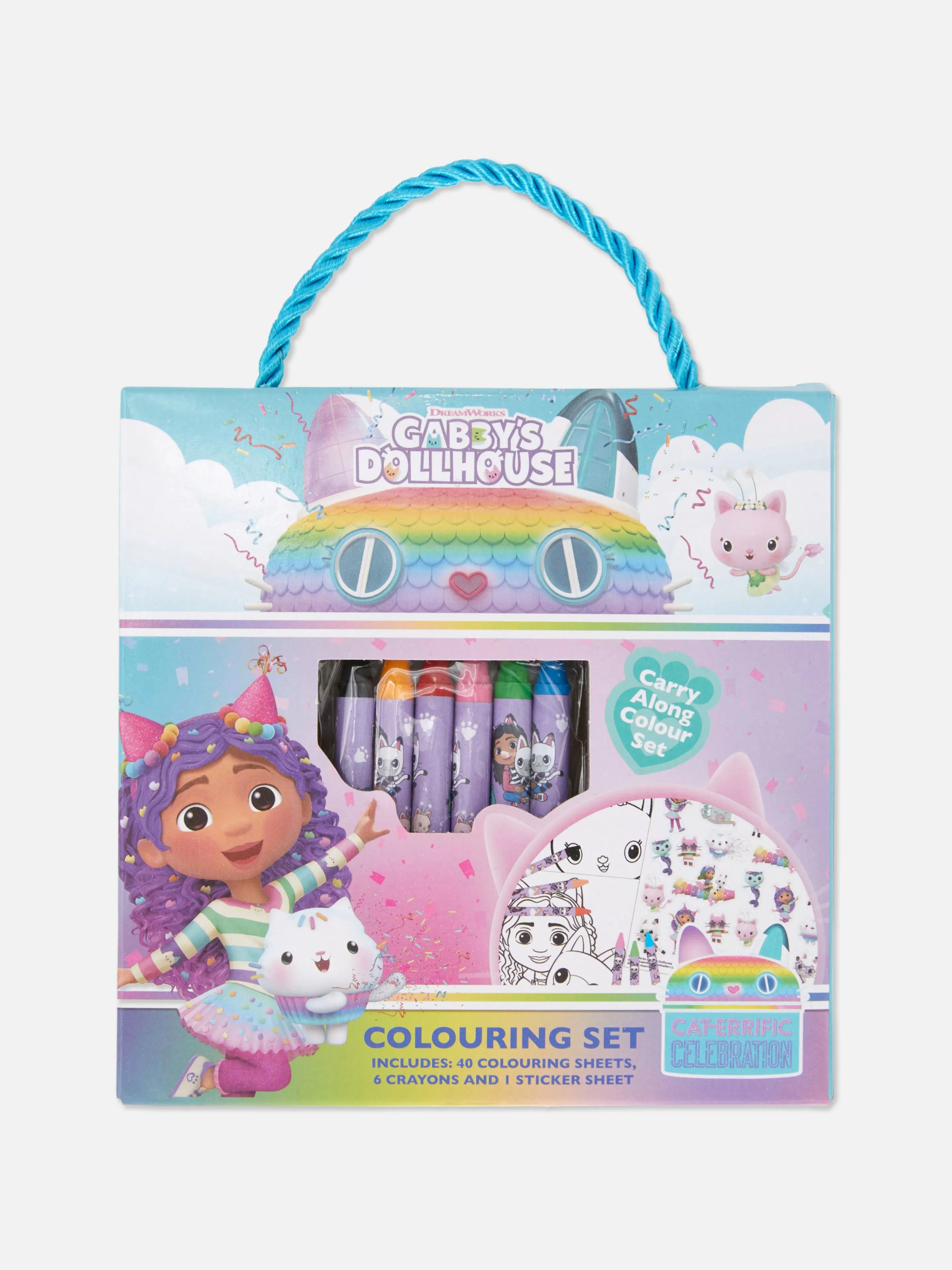 Niños Primark Manualidades | Set Para Colorear De La Casa De Muñecas De Gabby