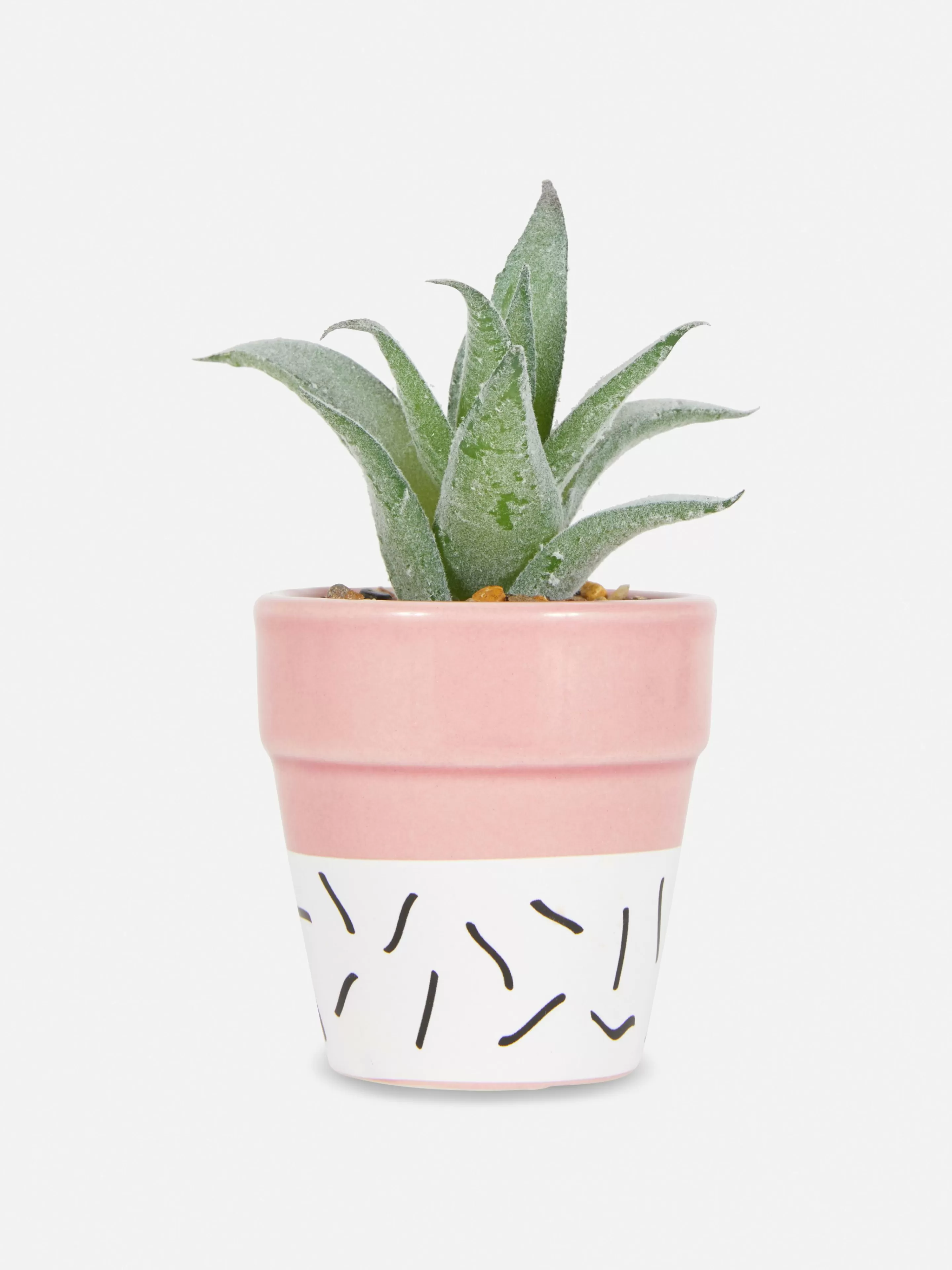 Primark Plantas Y Flores Artificiales | Suculenta Artificial En Un Colorido Macetero