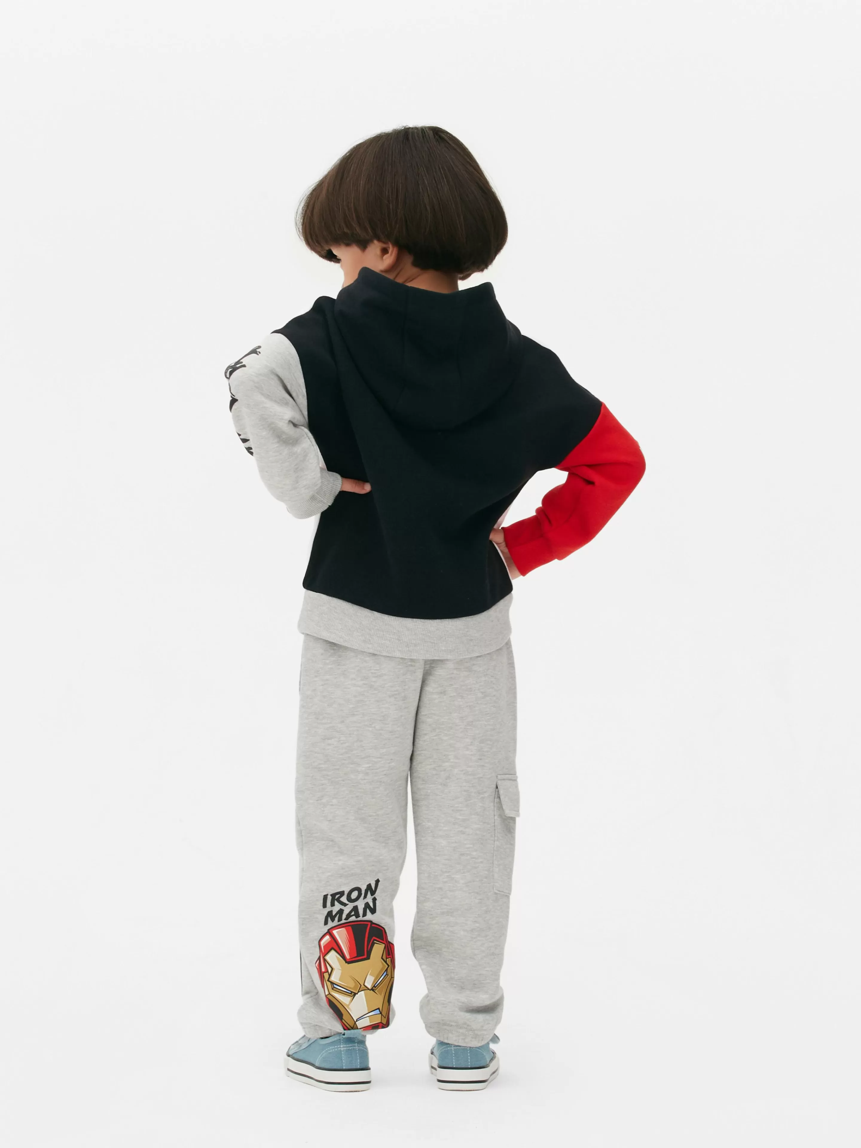 Niños Primark Sudaderas Con Y Sin Capucha | Sudadera Con Capucha Bicolor De Los Vengadores