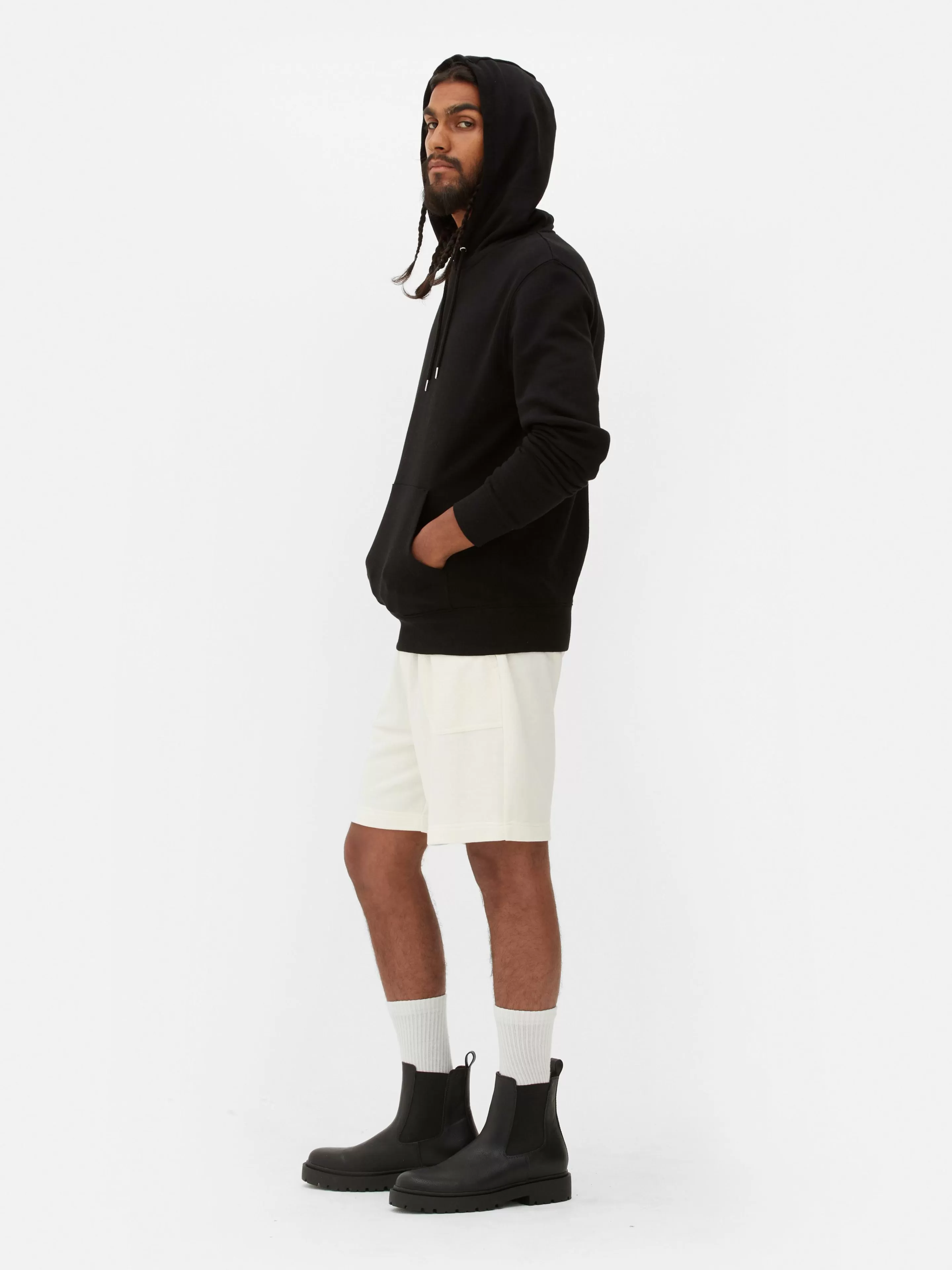 Hombre Primark Sudaderas Con Y Sin Capucha | Sudadera Con Capucha De Corte Recto Essential