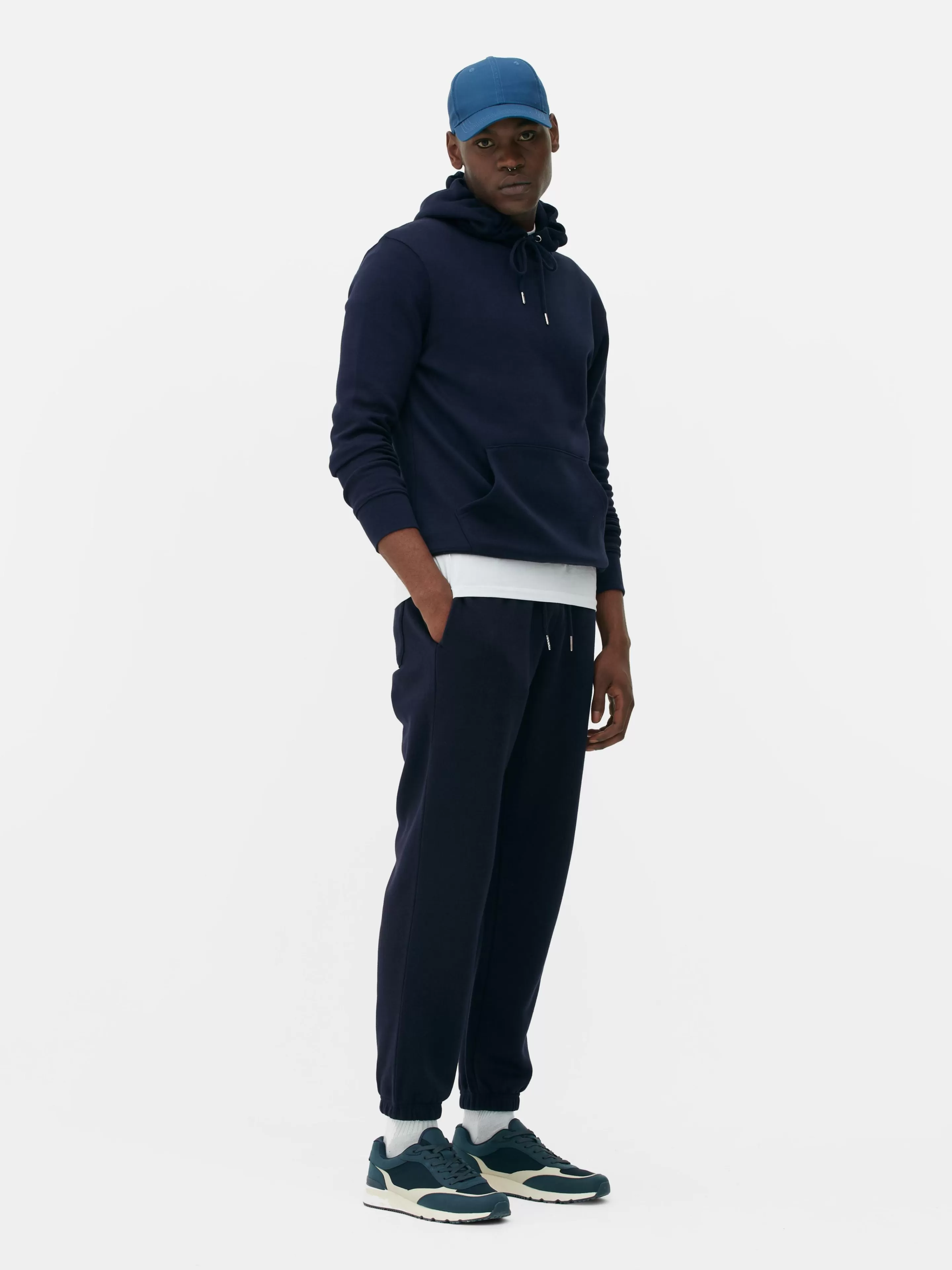 Hombre Primark Sudaderas Con Y Sin Capucha | Sudadera Con Capucha De Corte Recto Essential