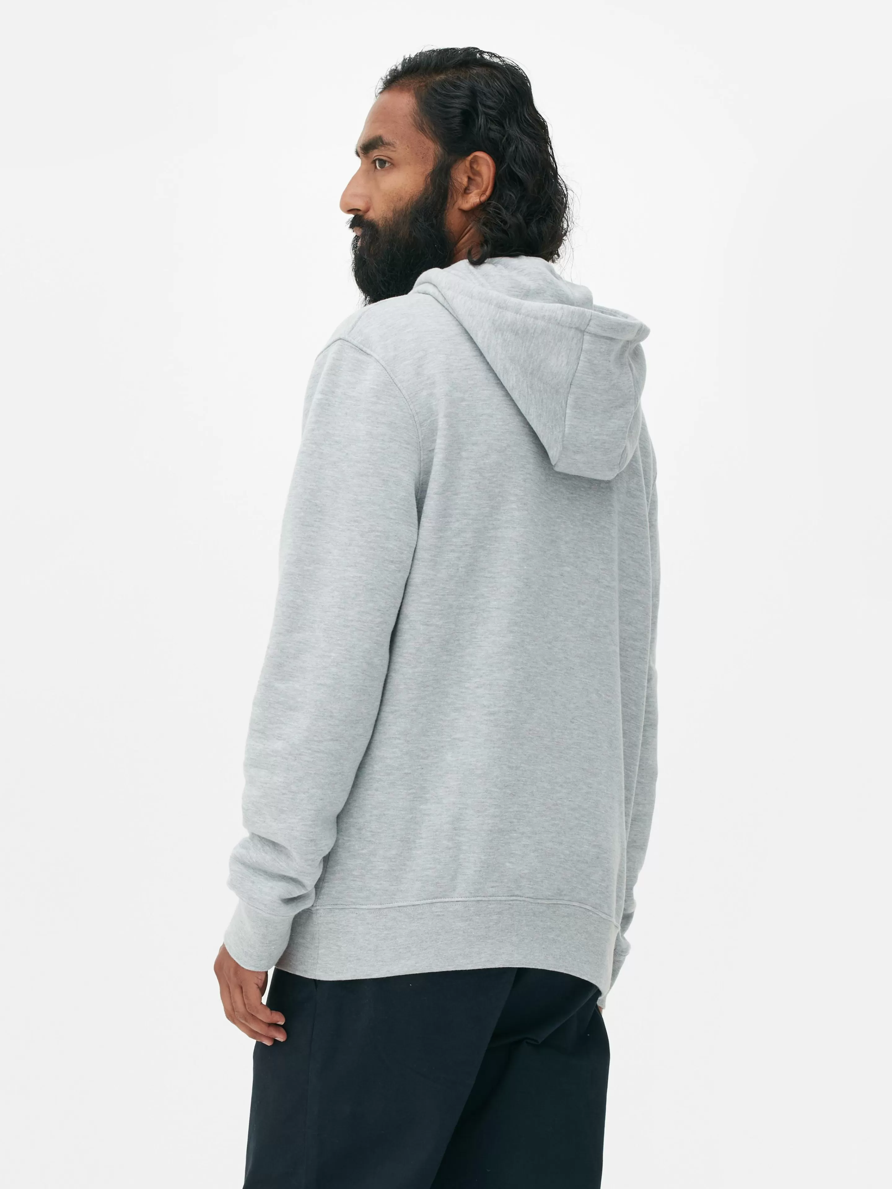 Hombre Primark Sudaderas Con Y Sin Capucha | Sudadera Con Capucha De Corte Recto Essential
