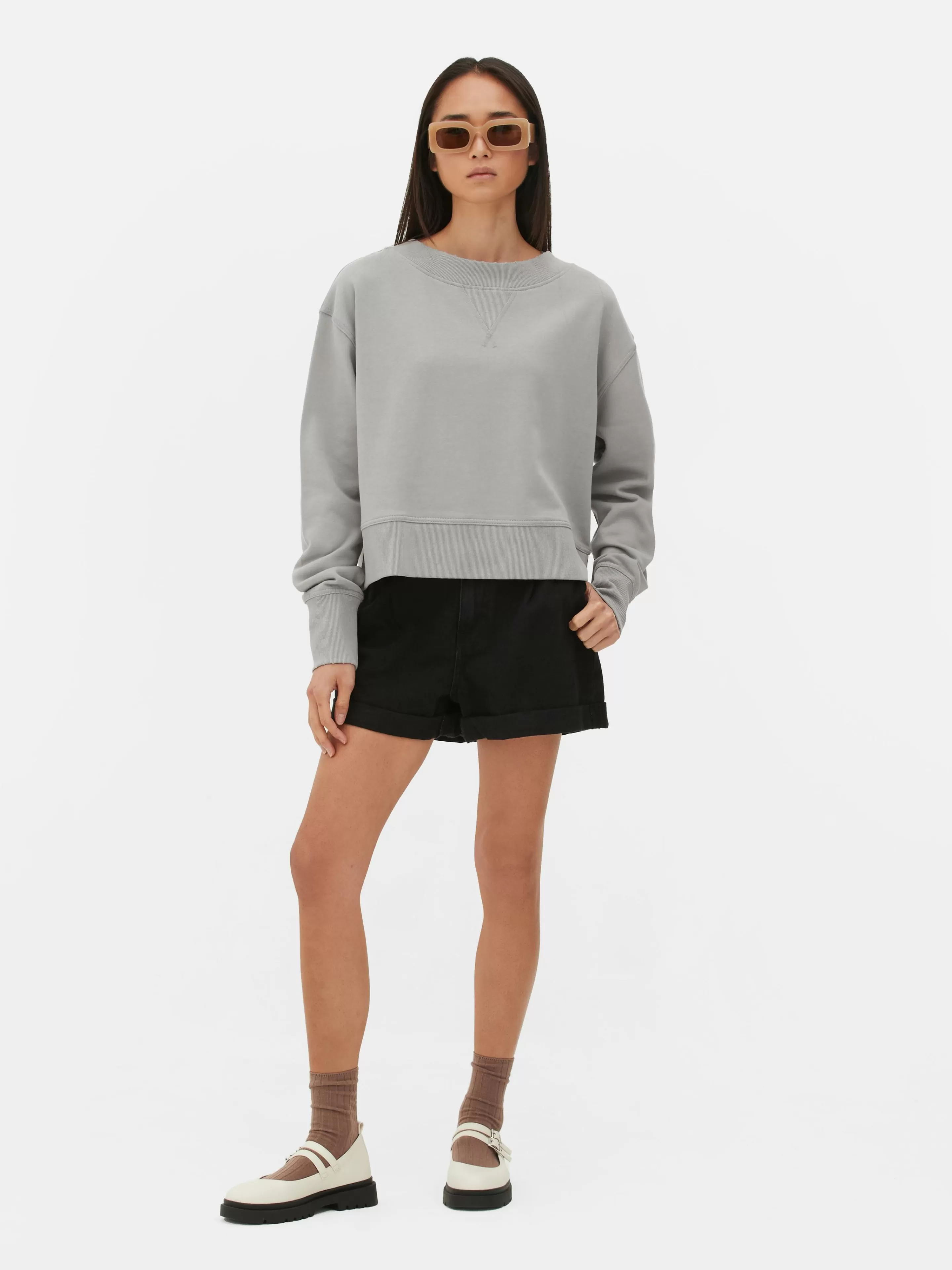 Mujer Primark Ropa De Gimnasio Y Deportiva | Sudaderas Con Y Sin Capucha | Sudadera De Cuello Redondo Y De Corte Cuadrado