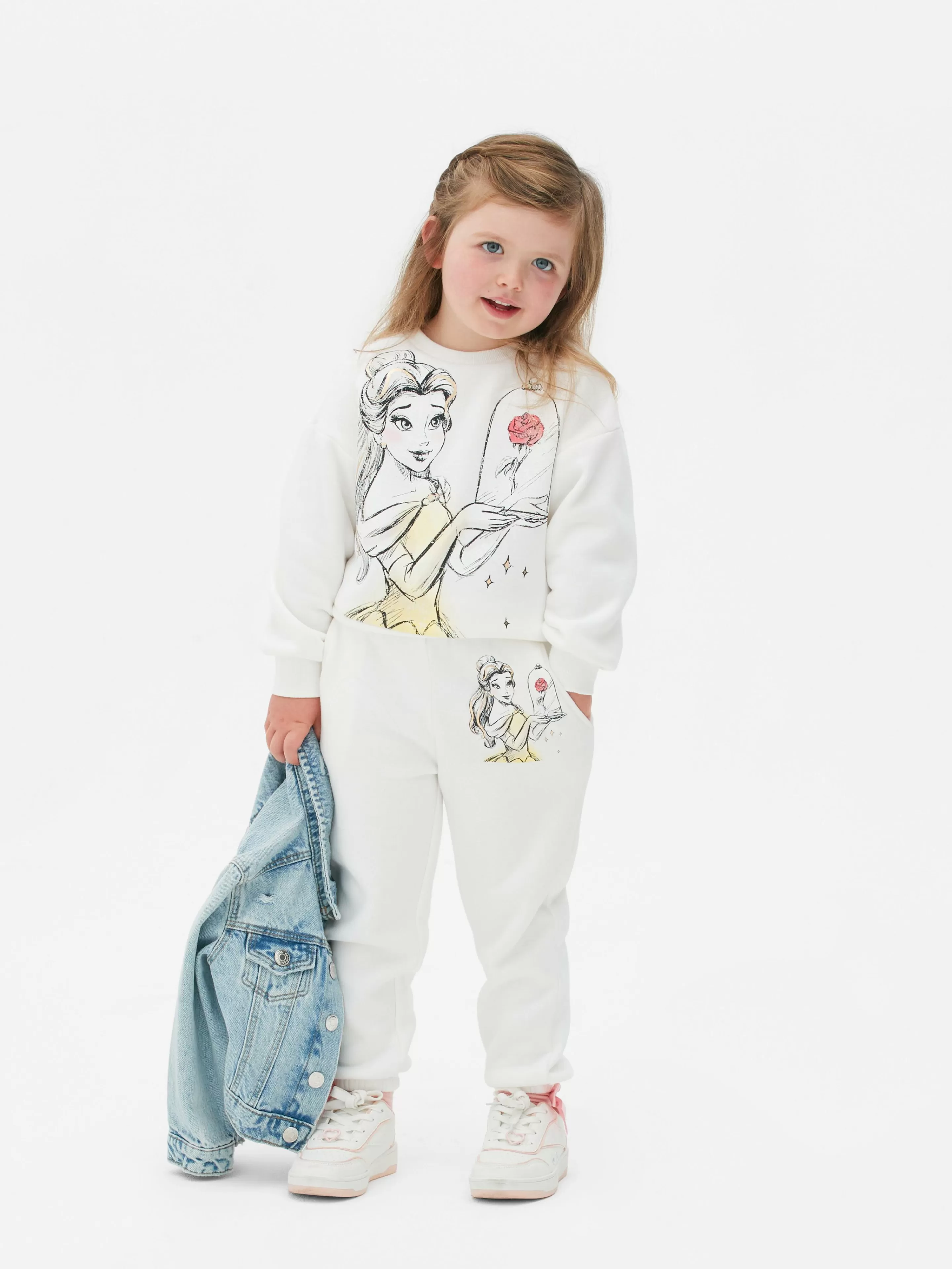 Niños Primark Sudaderas Con Y Sin Capucha | Sudadera Gráfica De La Bella Y La Bestia De Disney
