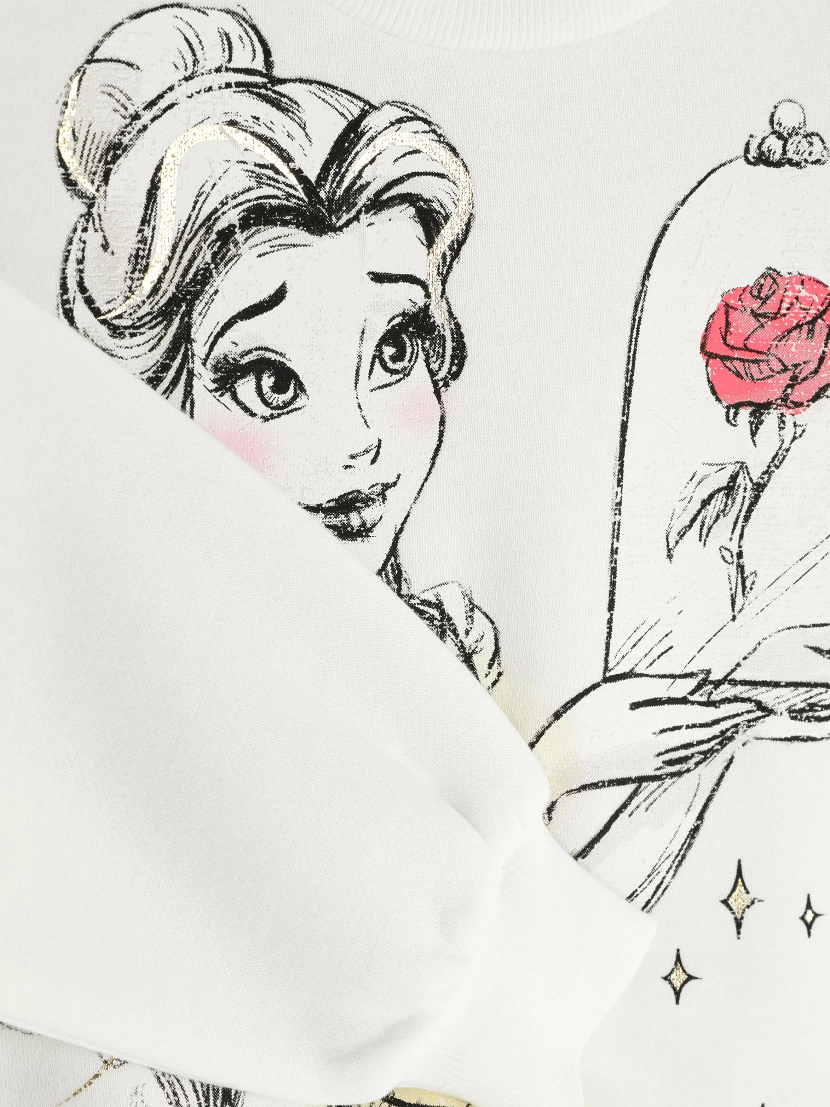 Niños Primark Sudaderas Con Y Sin Capucha | Sudadera Gráfica De La Bella Y La Bestia De Disney