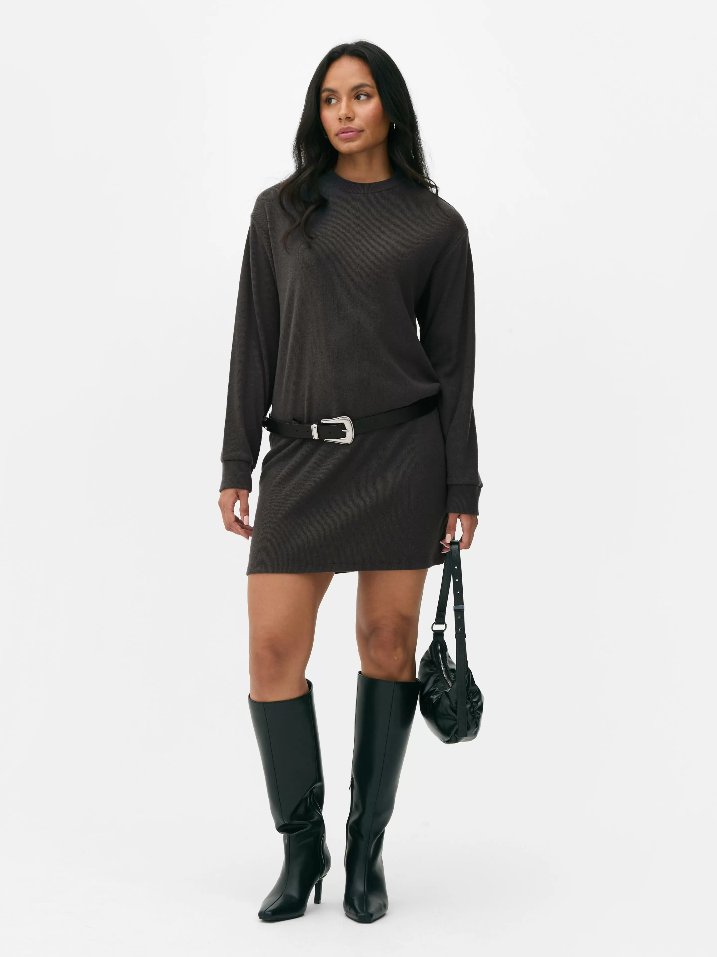 Mujer Primark Vestidos | Vestido Corto Tipo Jersey