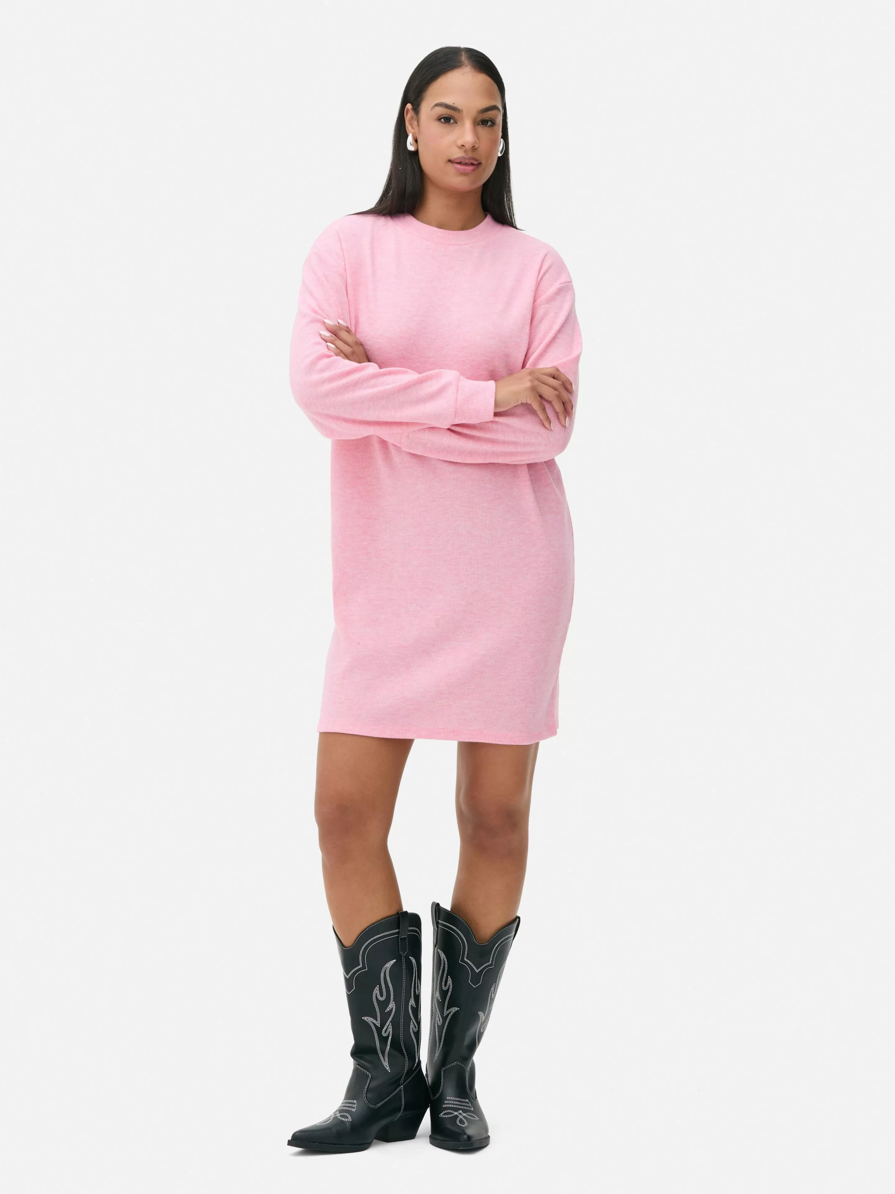 Mujer Primark Vestidos | Vestido Corto Tipo Jersey
