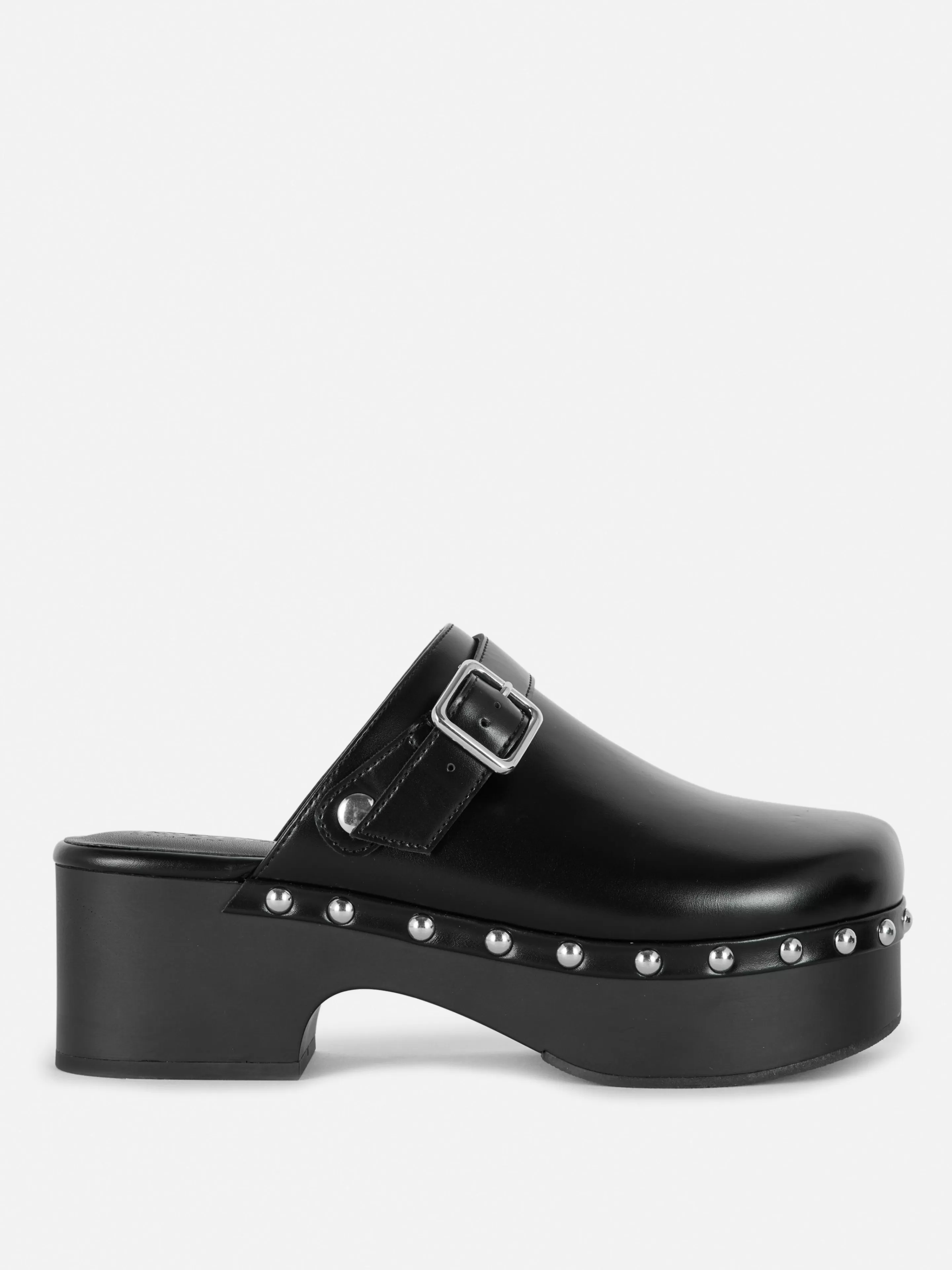 Mujer Primark Tacones | Zuecos Gruesos De Tacón Con Tachuelas De Rita Ora