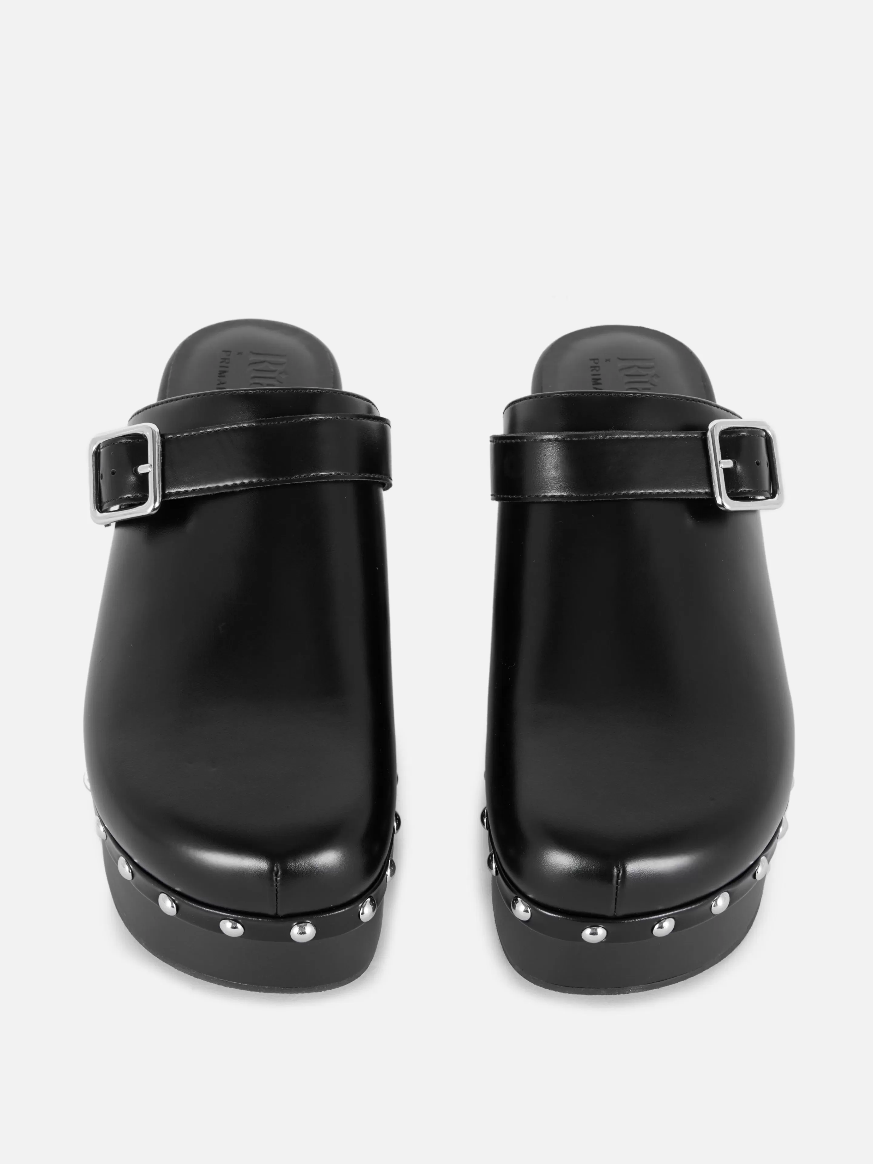 Mujer Primark Tacones | Zuecos Gruesos De Tacón Con Tachuelas De Rita Ora